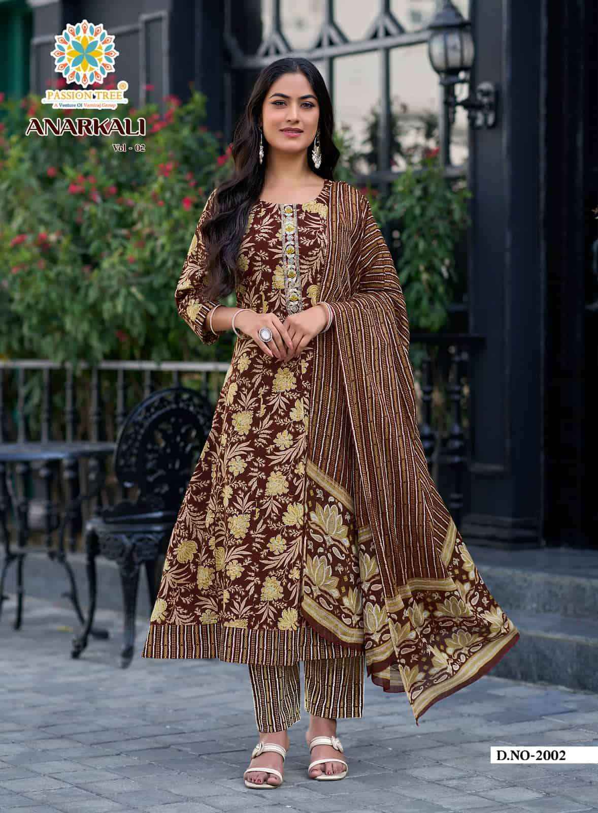 Passion Tree Anarkali Vol 2 Cotton Anarkali Suit Wholesale Online Price ( 8 Pcs Catalogue )