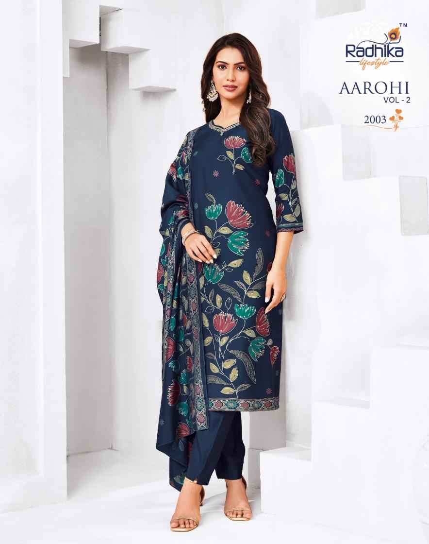 Radhika Lifestyle Aarohi Vol 2 Modal Readymade Suits Wholesale Online Price ( 8 Pcs Catalogue )