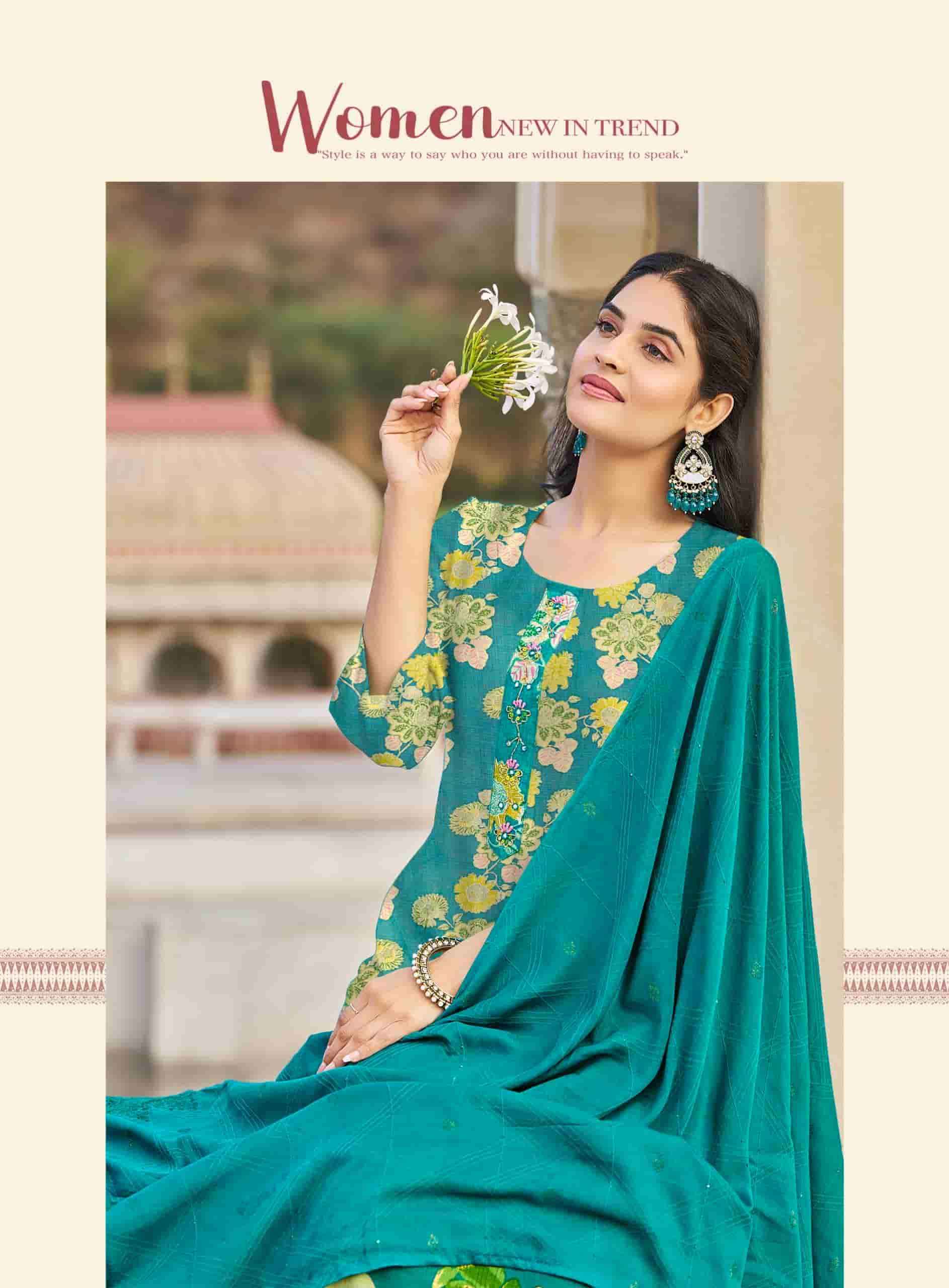 Radhika Lifestyle Alexa Vol 7 Premium Top Bottom Dupatta Set Collection ( 8 Pcs Catalog )