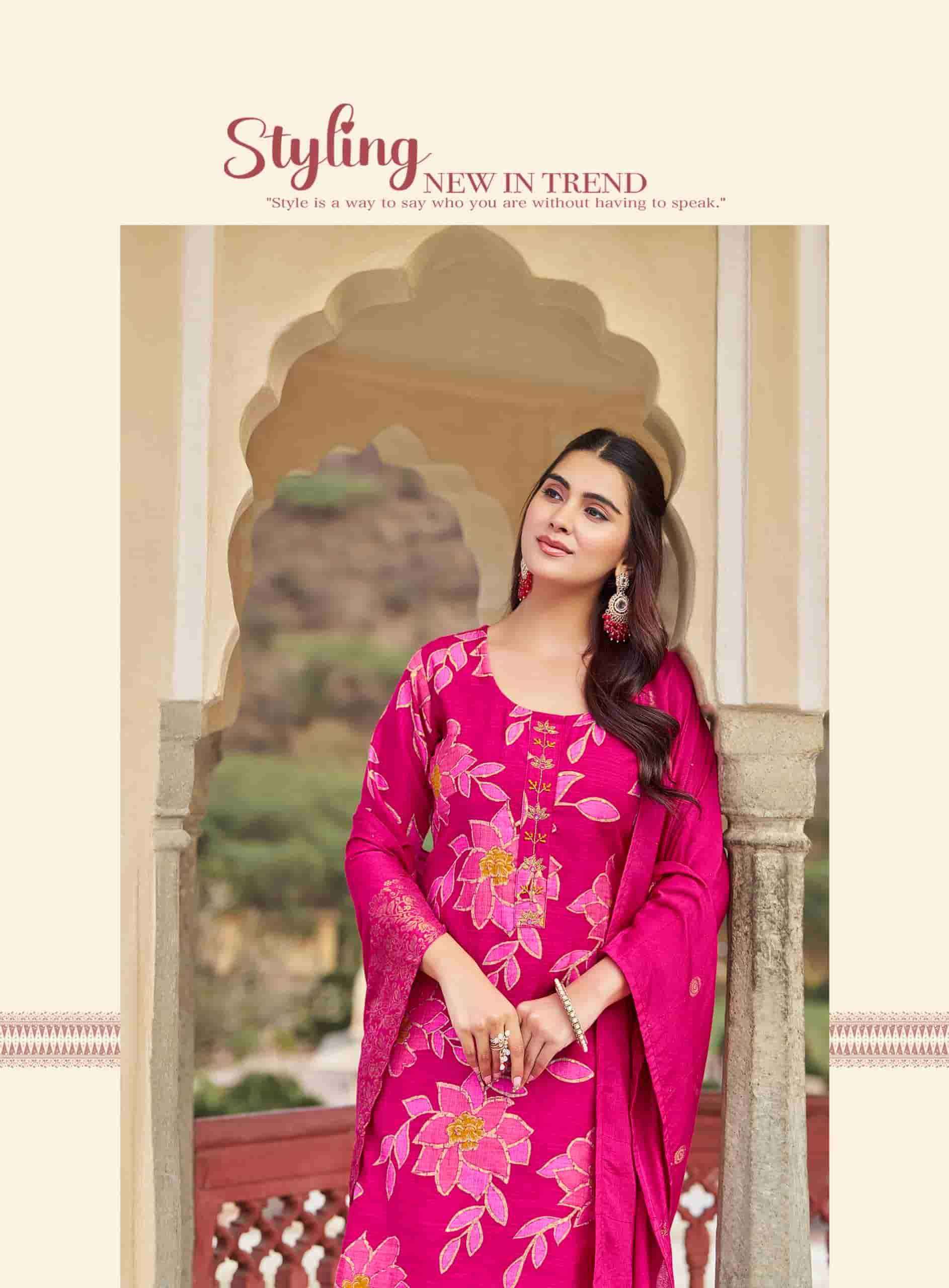 Radhika Lifestyle Alexa Vol 7 Premium Top Bottom Dupatta Set Collection ( 8 Pcs Catalog )