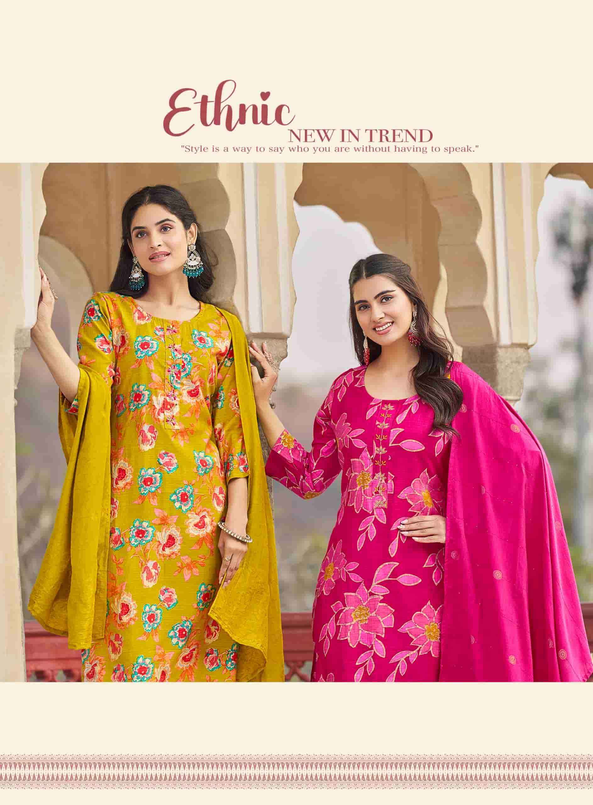 Radhika Lifestyle Alexa Vol 7 Premium Top Bottom Dupatta Set Collection ( 8 Pcs Catalog )