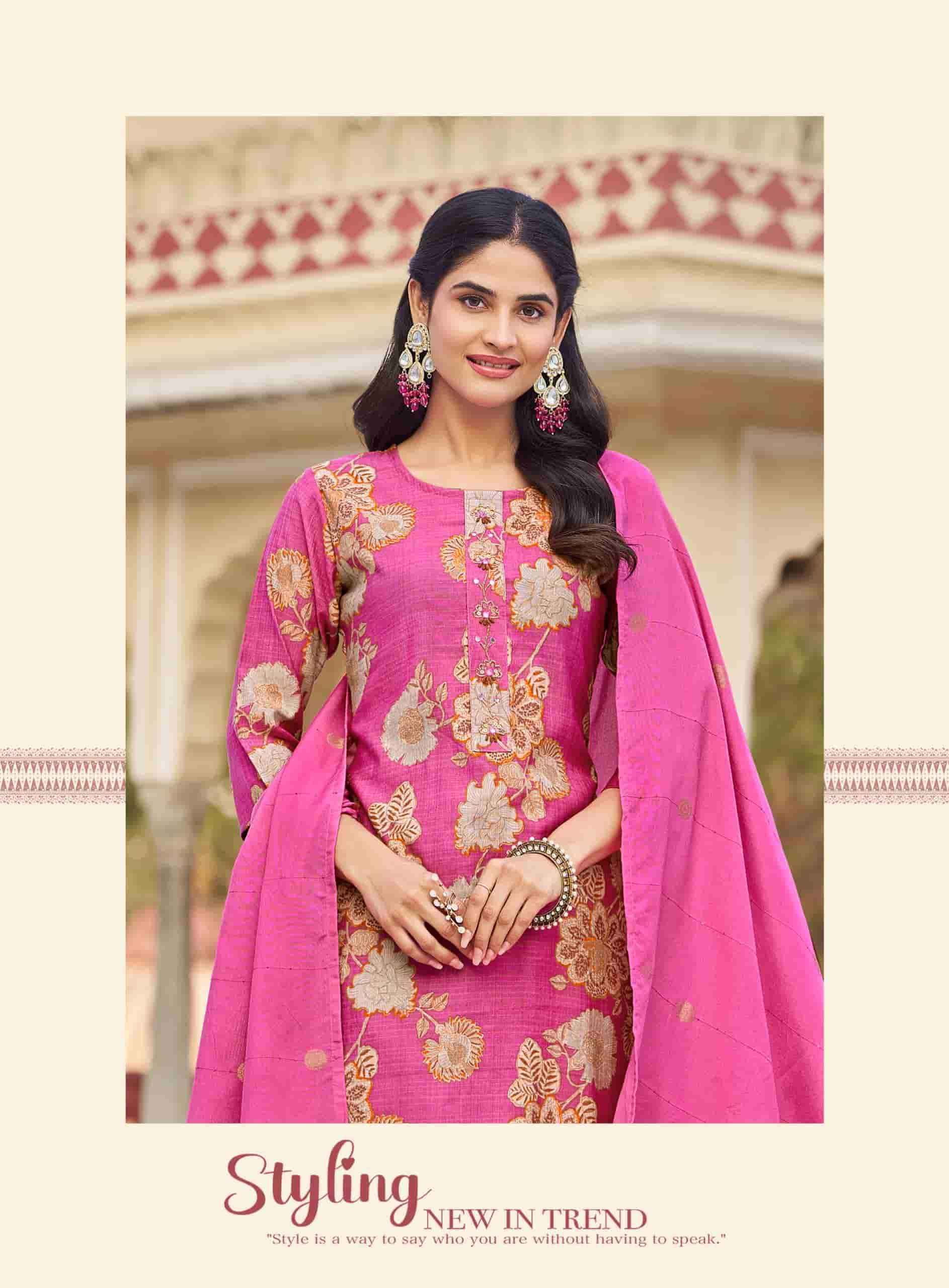 Radhika Lifestyle Alexa Vol 7 Premium Top Bottom Dupatta Set Collection ( 8 Pcs Catalog )