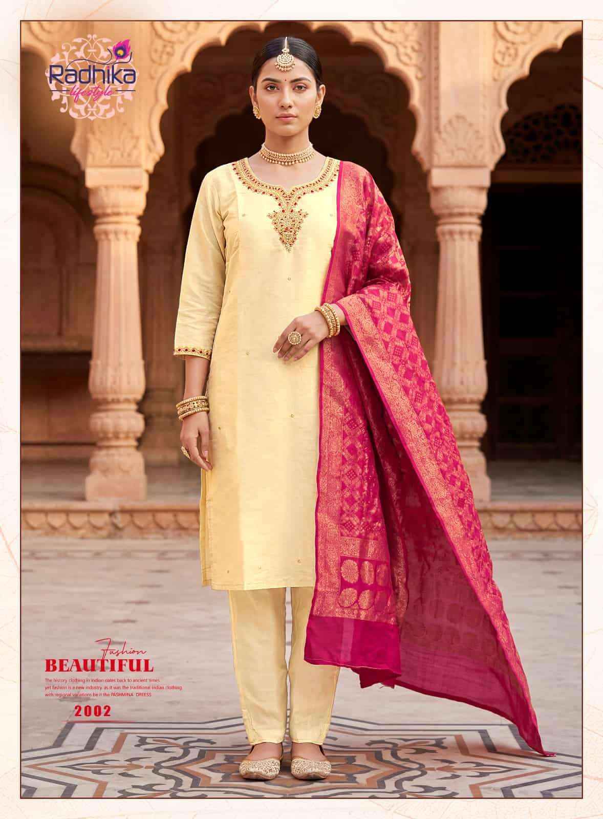 Radhika Lifestyle Kayra Vol 2 Pure Cosmos Readymade Suits Wholesale Price ( 4 Pcs Catalogue )