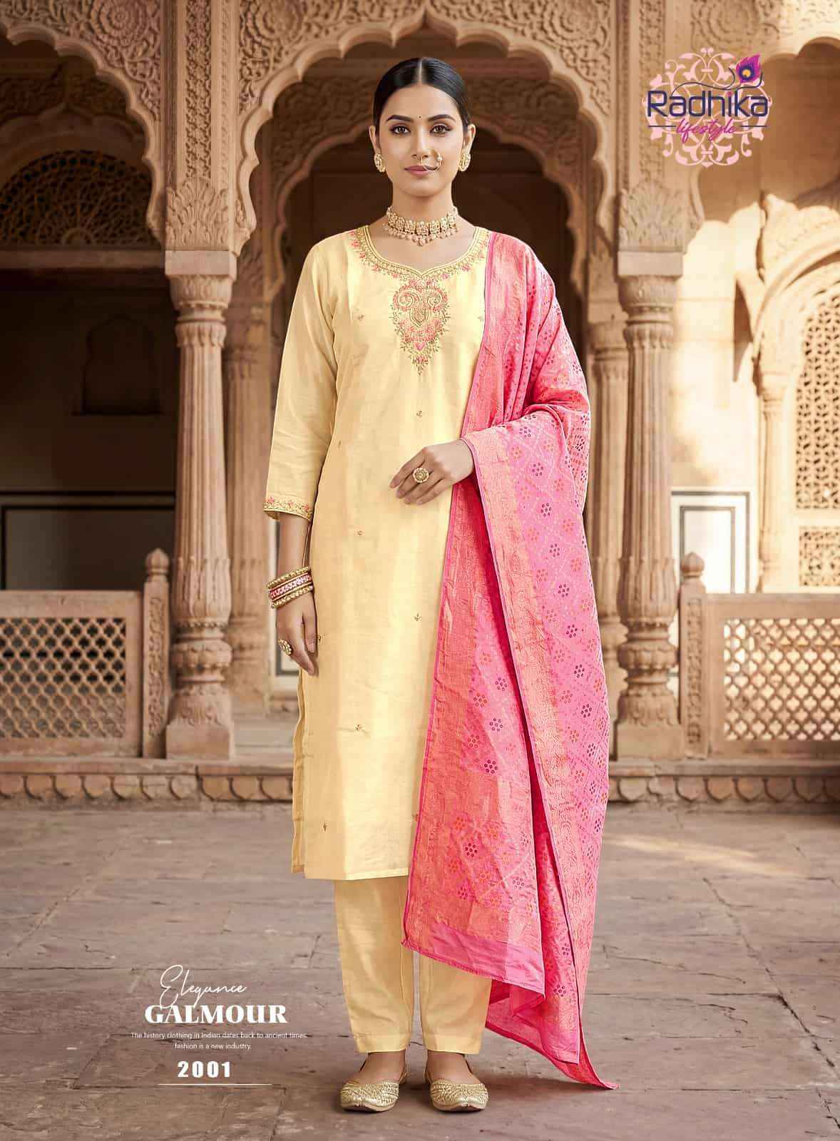 Radhika Lifestyle Kayra Vol 2 Pure Cosmos Readymade Suits Wholesale Price ( 4 Pcs Catalogue )