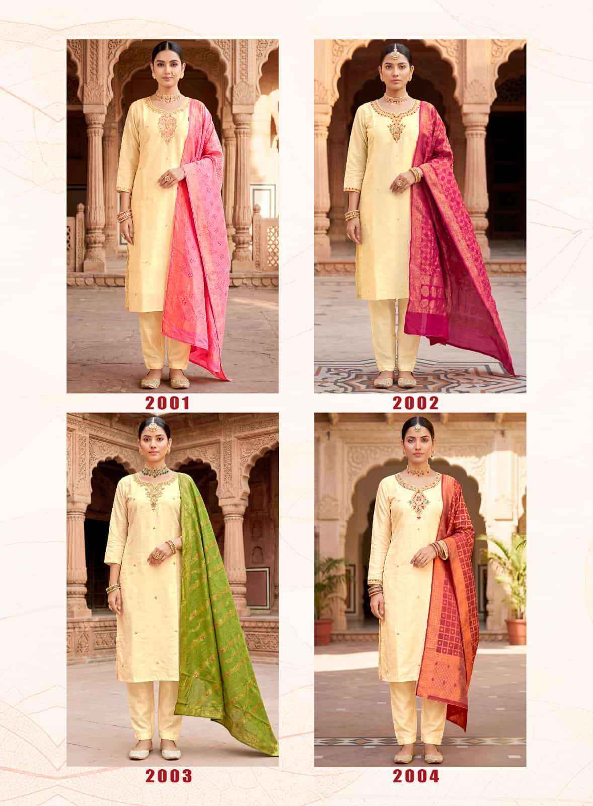Radhika Lifestyle Kayra Vol 2 Pure Cosmos Readymade Suits Wholesale Price ( 4 Pcs Catalogue )