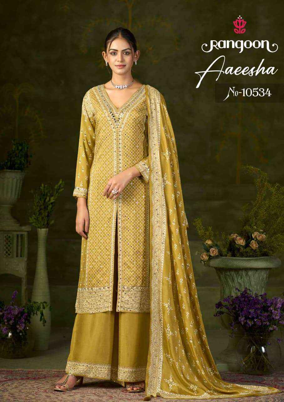 Rangoon Aaeesha Muslin Kurti Combo Wholesale Price ( 4 pcs Catalogue )