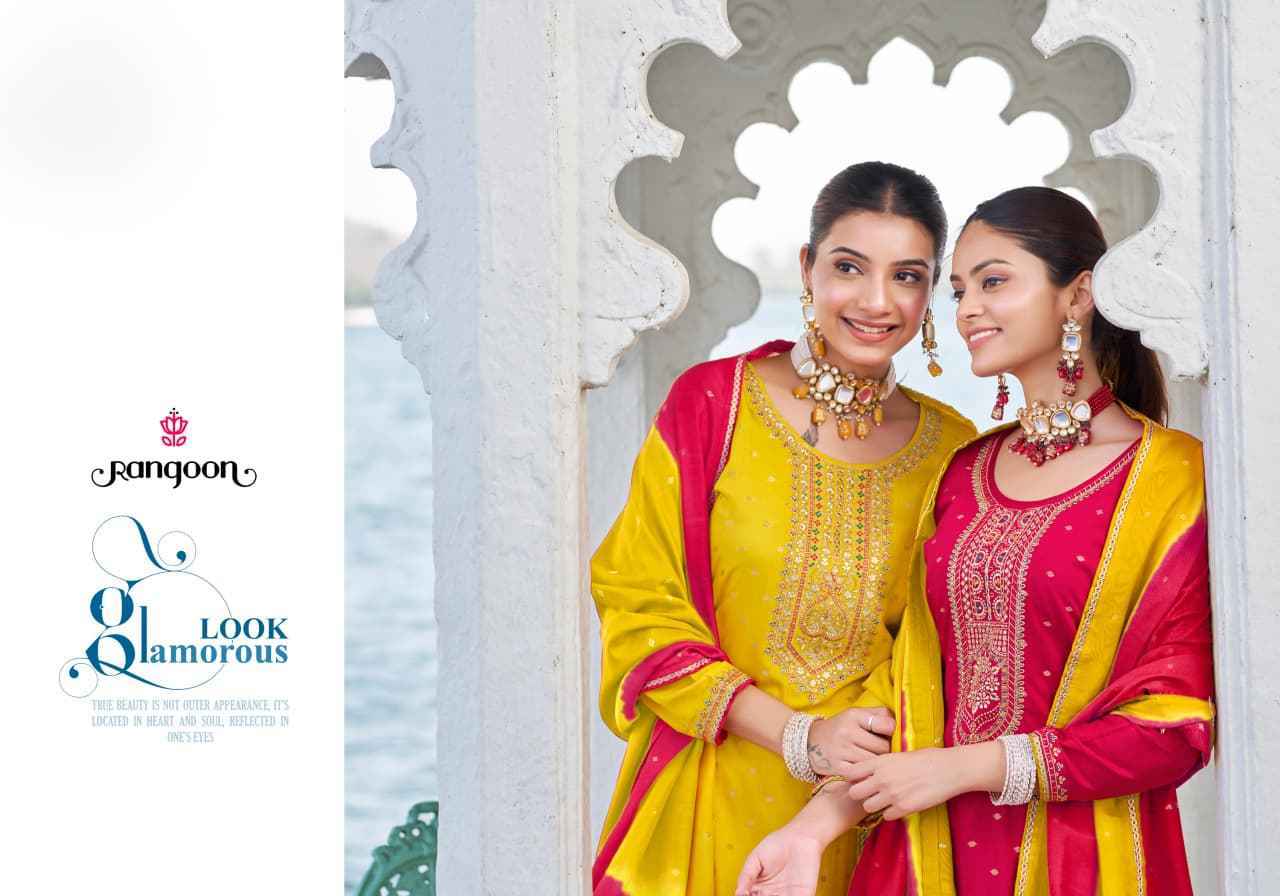 Rangoon Aditi Vol 3 Viscose Jecaurd Readymade Suits Wholesale Supplier ( 6 pcs Catalogue )