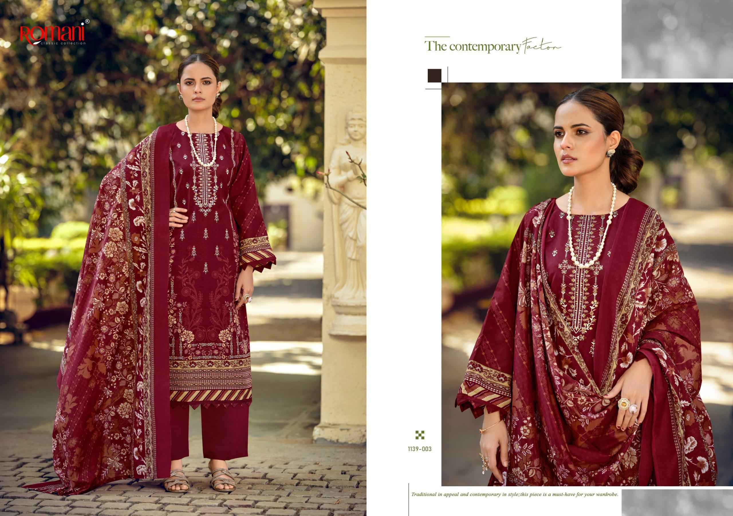 Romani Bin Kareem Vol 3 Cotton Dress Material Wholesale Collection ( 8 Pcs Catalog )