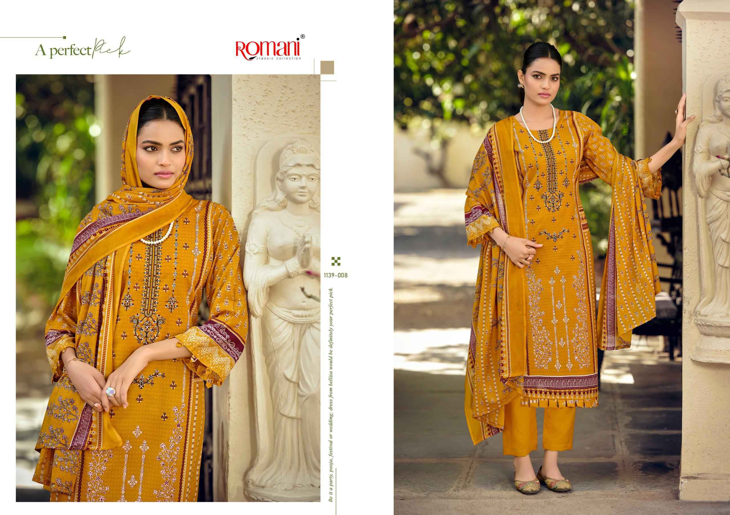 Romani Bin Kareem Vol 3 Cotton Dress Material Wholesale Collection ( 8 Pcs Catalog )