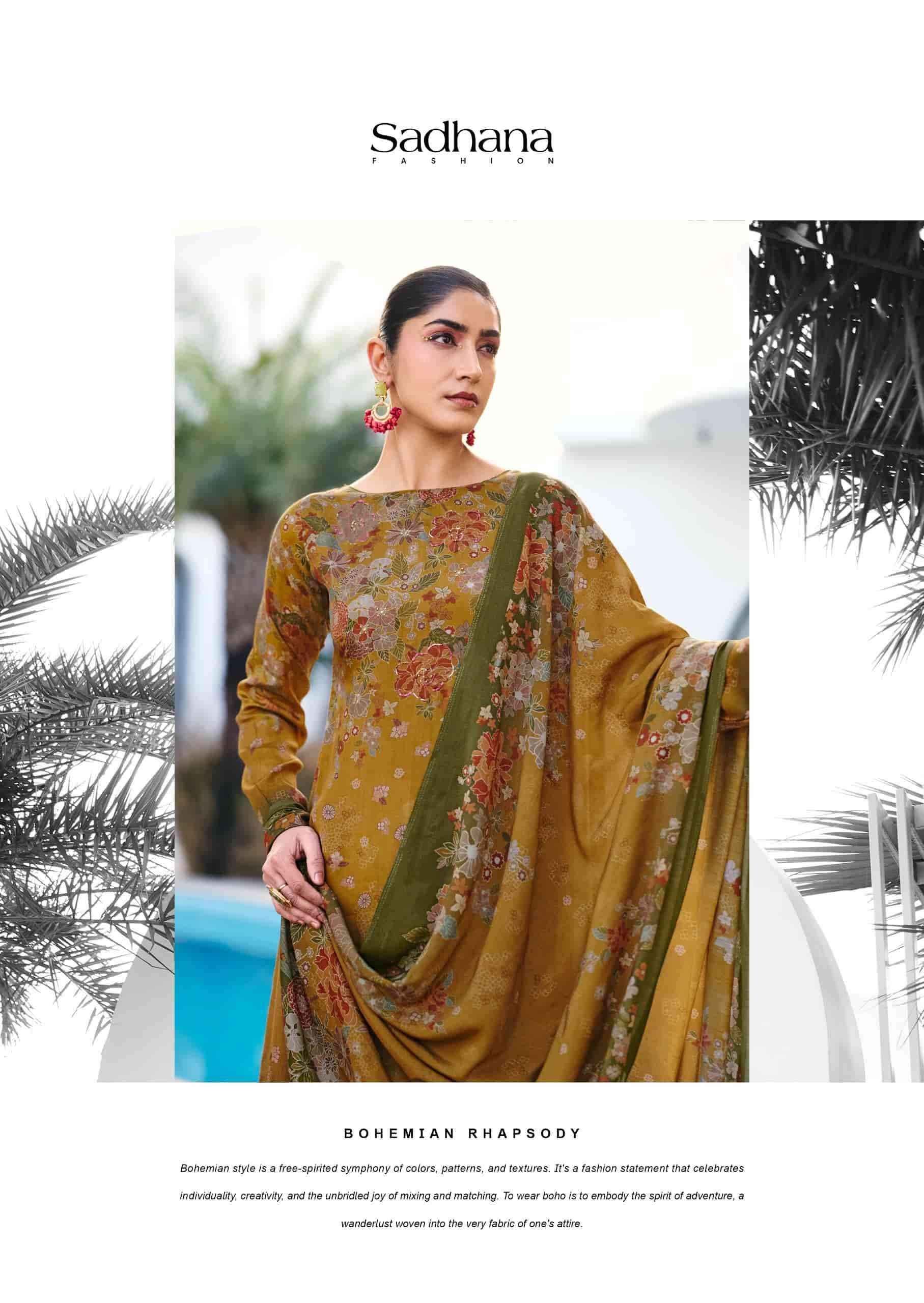 Sadhana Fashion Ether Muslin Silk Dress Material Wholesale Price ( 6 Pcs Catalogue )