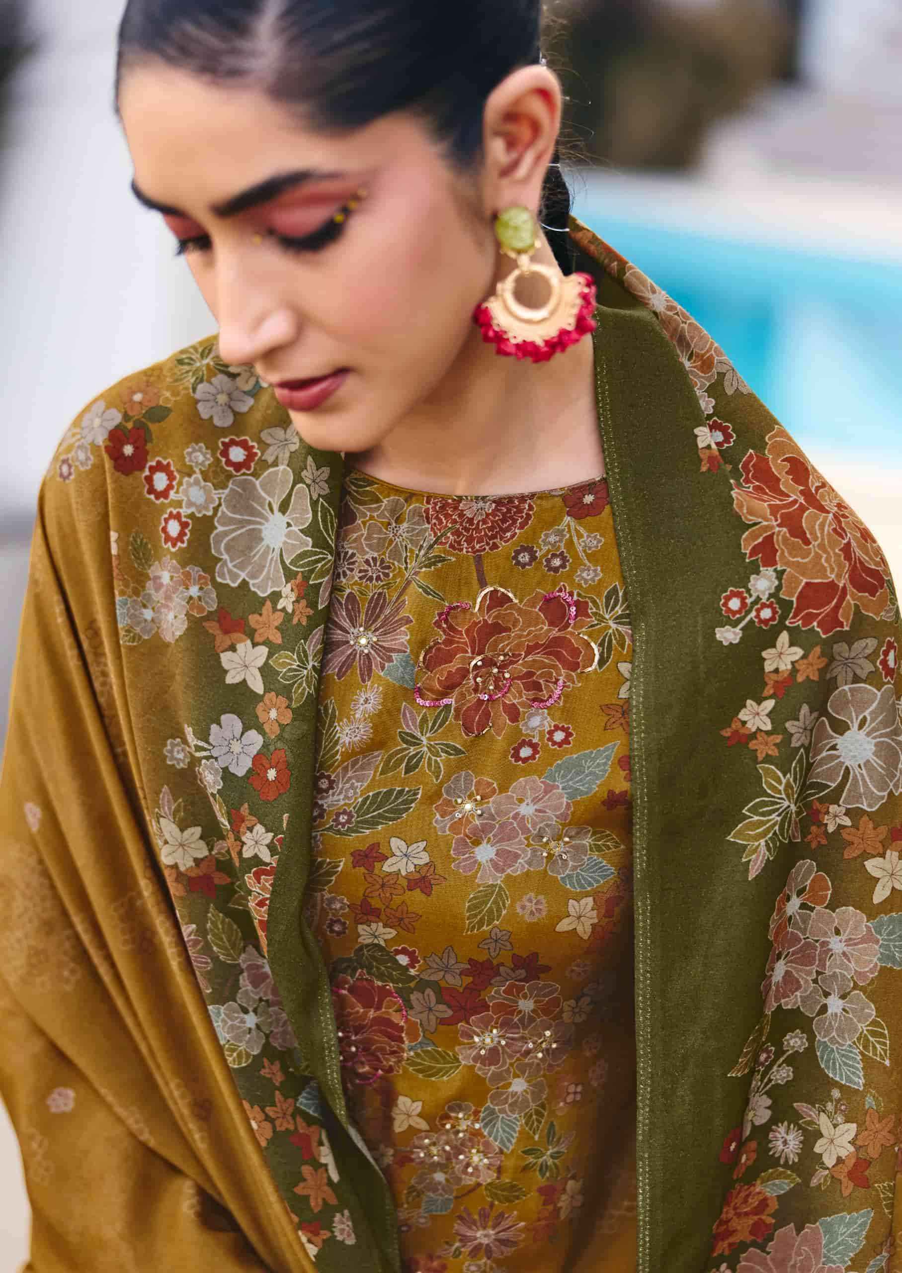 Sadhana Fashion Ether Muslin Silk Dress Material Wholesale Price ( 6 Pcs Catalogue )