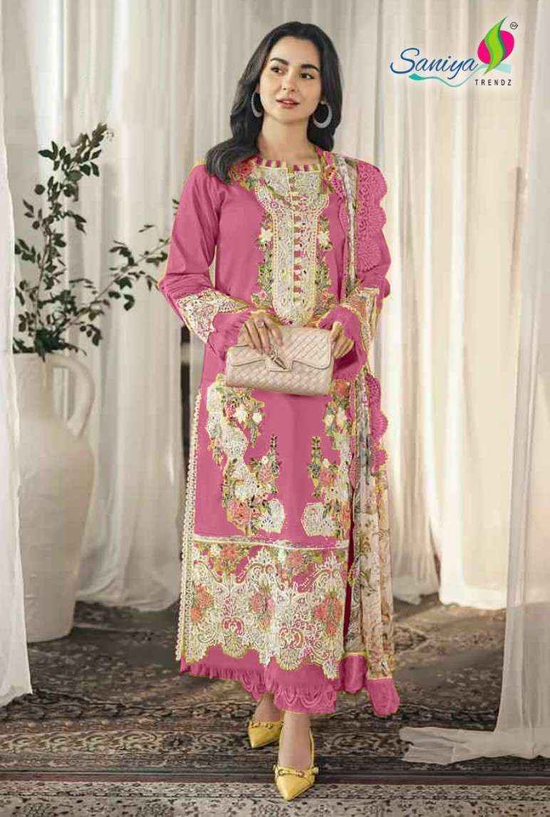 Saniya Trendz 25001 Ghi Pakistani Cotton Dress Collection ( 3 Pcs Catalog )