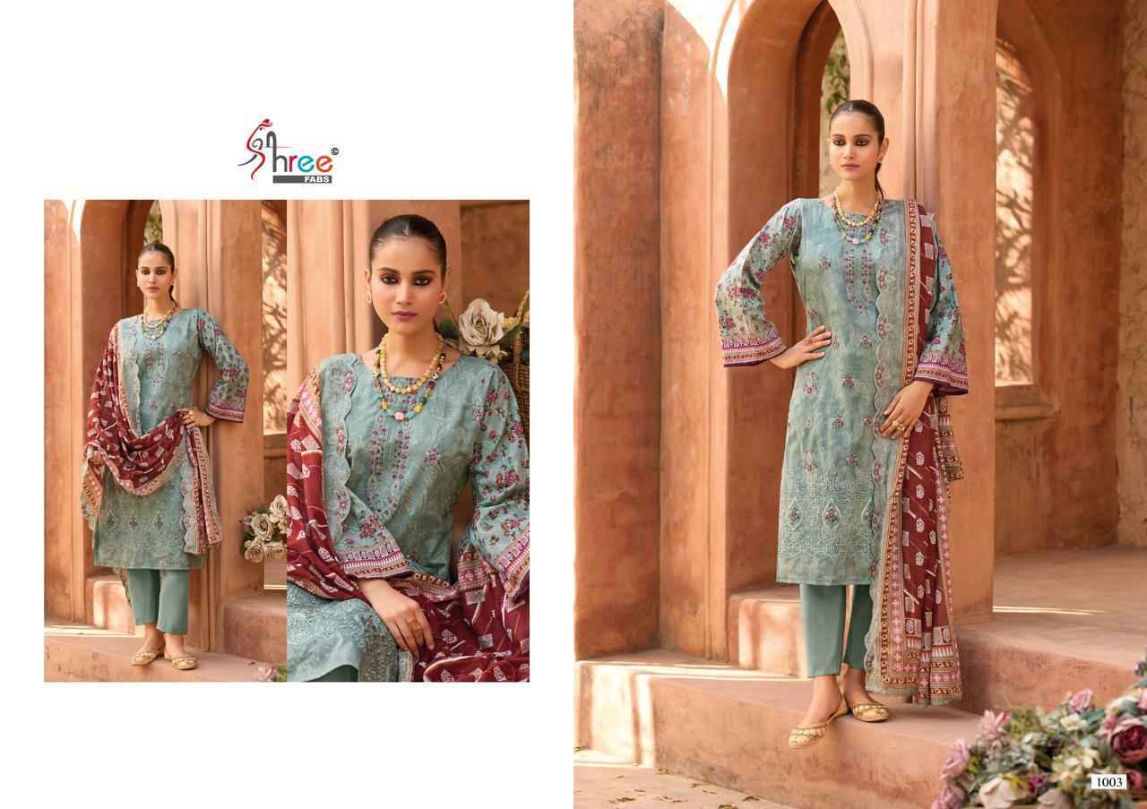 Shree Fabs Bin Saeed Lawn Collection Vol 25 Cotton Dress Material Wholesale Collection ( 6 Pcs Catalog )