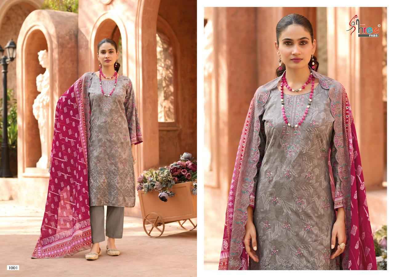 Shree Fabs Bin Saeed Lawn Collection Vol 25 Cotton Dress Material Wholesale Collection ( 6 Pcs Catalog )