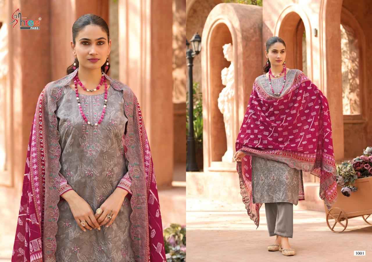 Shree Fabs Bin Saeed Lawn Collection Vol 25 Cotton Dress Material Wholesale Collection ( 6 Pcs Catalog )