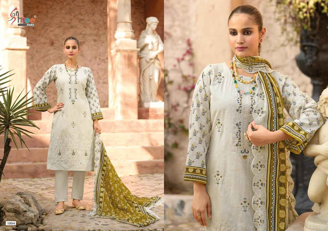 Shree Fabs Bin Saeed Lawn Collection Vol 25 Cotton Dress Material Wholesale Collection ( 6 Pcs Catalog )