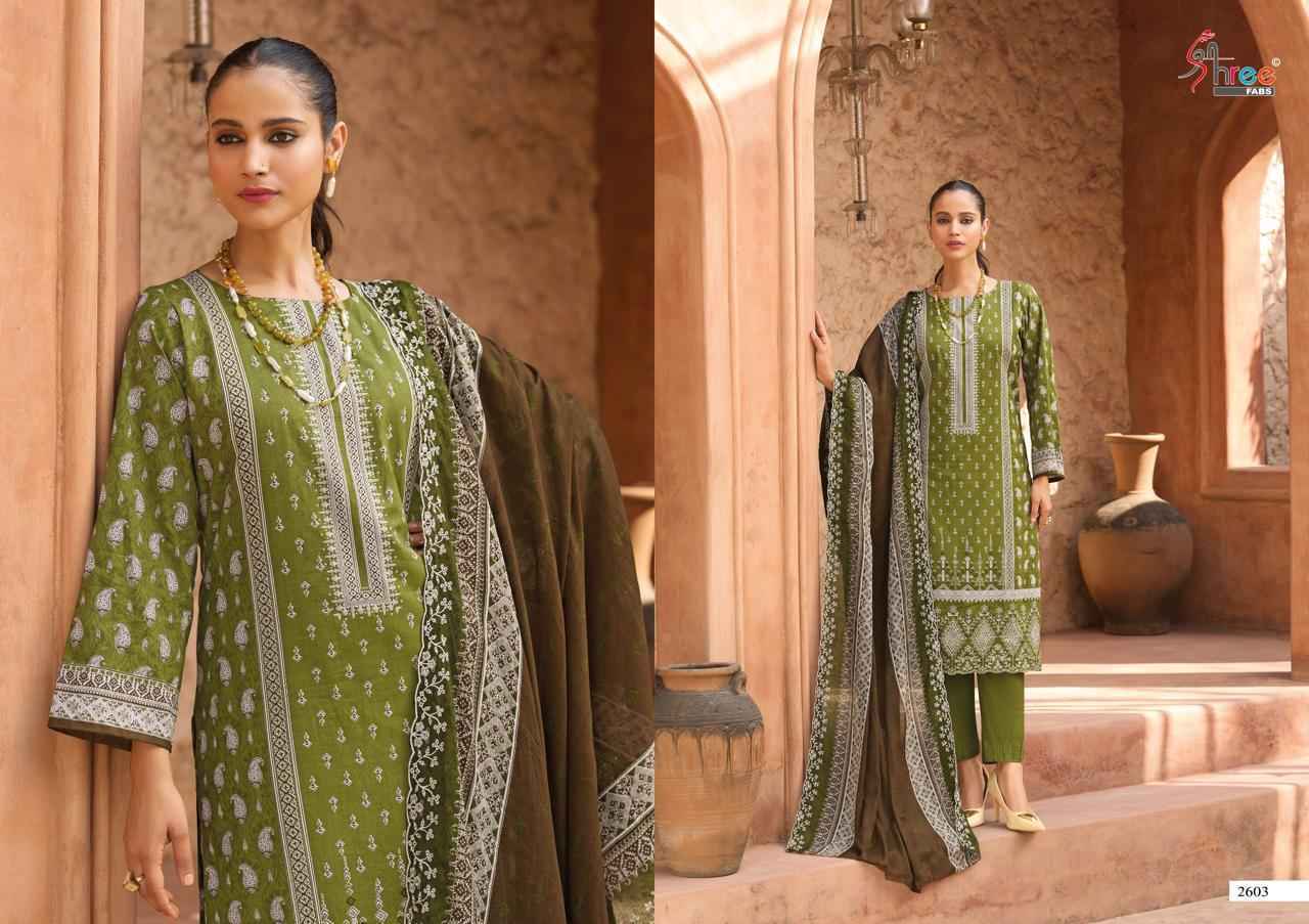 Shree Fabs Bin Saeed Lawn Collection Vol 26 Cotton Pakistani Suits Wholesale Price ( 6 pcs Catalogue )