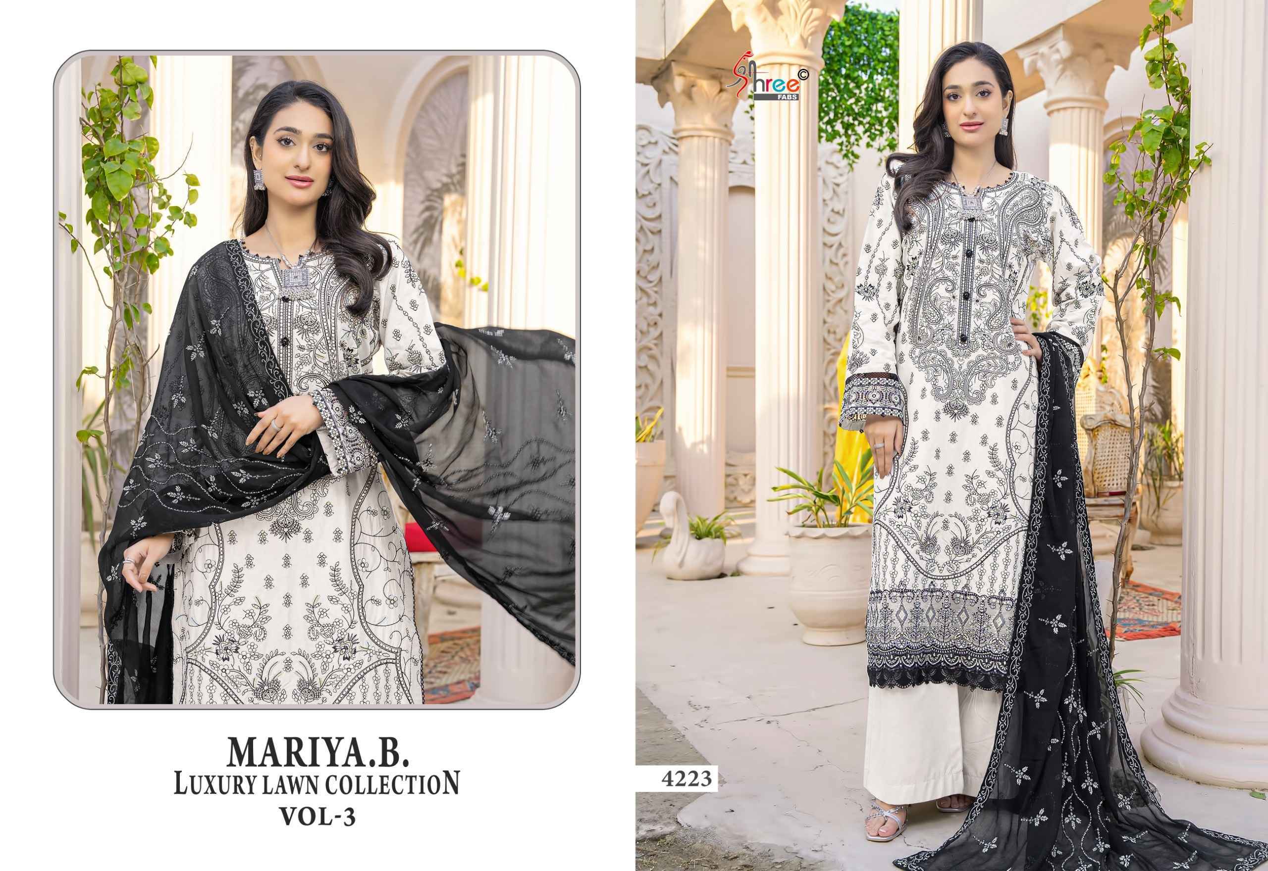 Shree Fabs Mariya B Luxury Lawn Collection Vol 3 Cotton Dress Collection ( 6 Pcs Catalog )