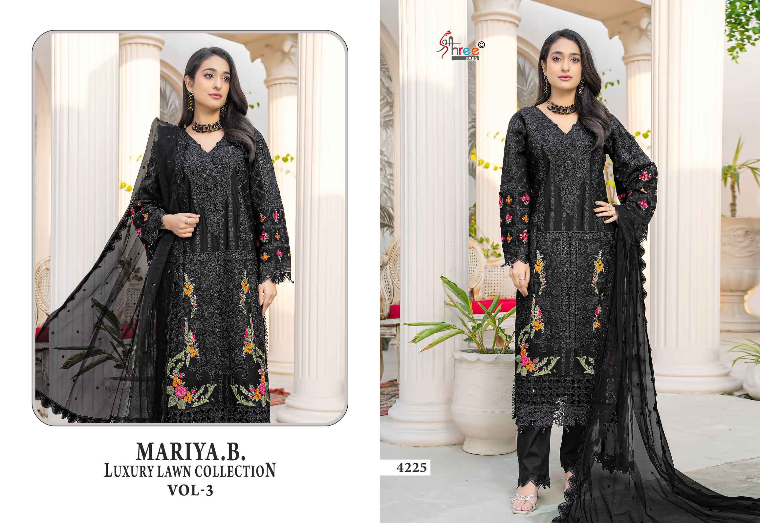Shree Fabs Mariya B Luxury Lawn Collection Vol 3 Cotton Dress Collection ( 6 Pcs Catalog )