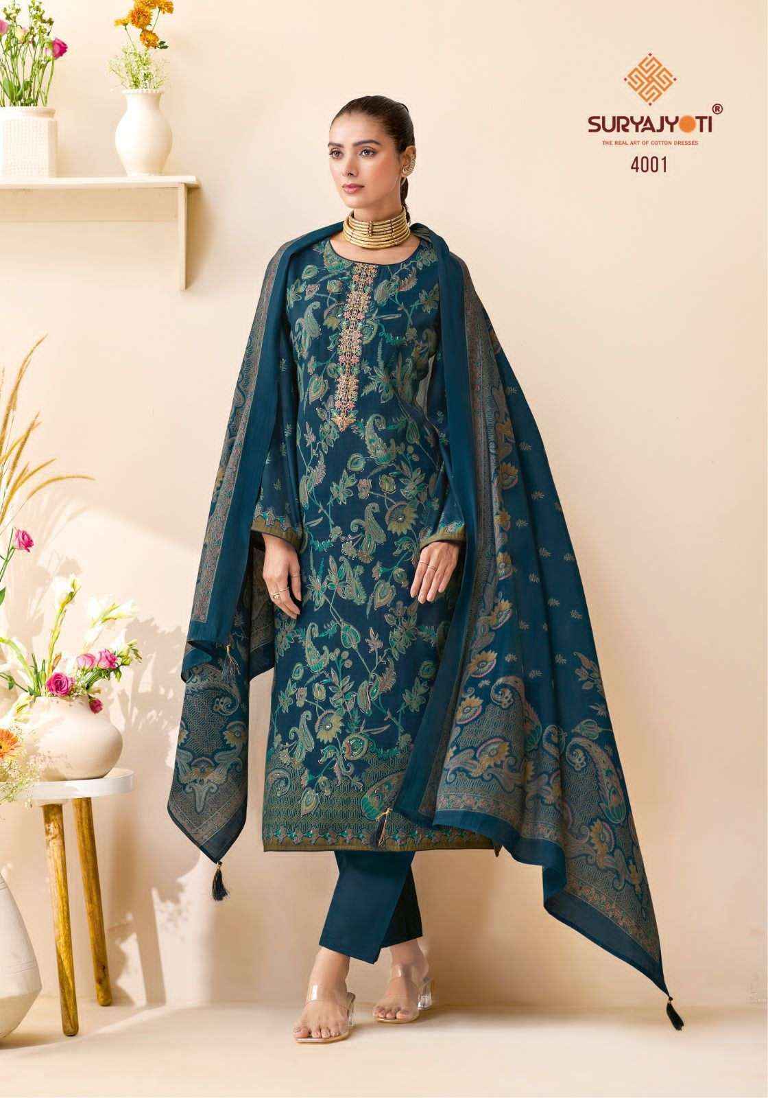 Suryajyoti Kajal Vol 4 Pure Modal Silk Ladies Dress Collection ( 6 Pcs Catalog )