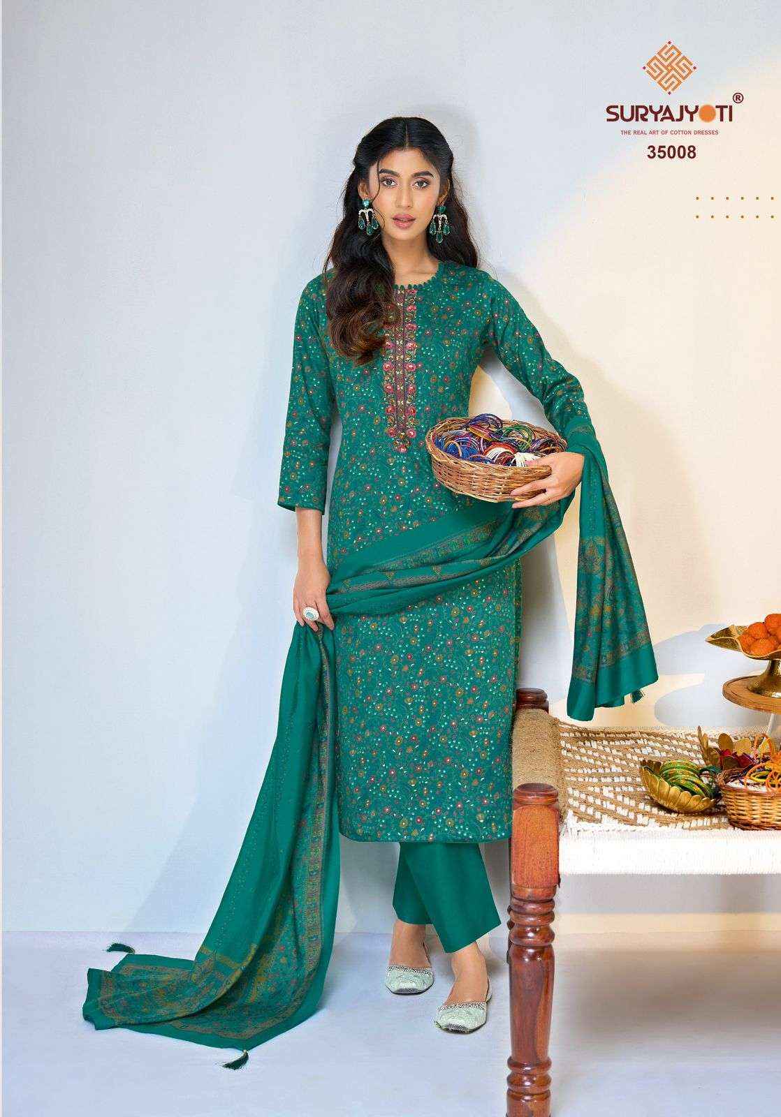 Suryajyoti Kalki Vol 35 Zam Satin Dress Material Wholesale Price ( 8 Pcs Catalogue )