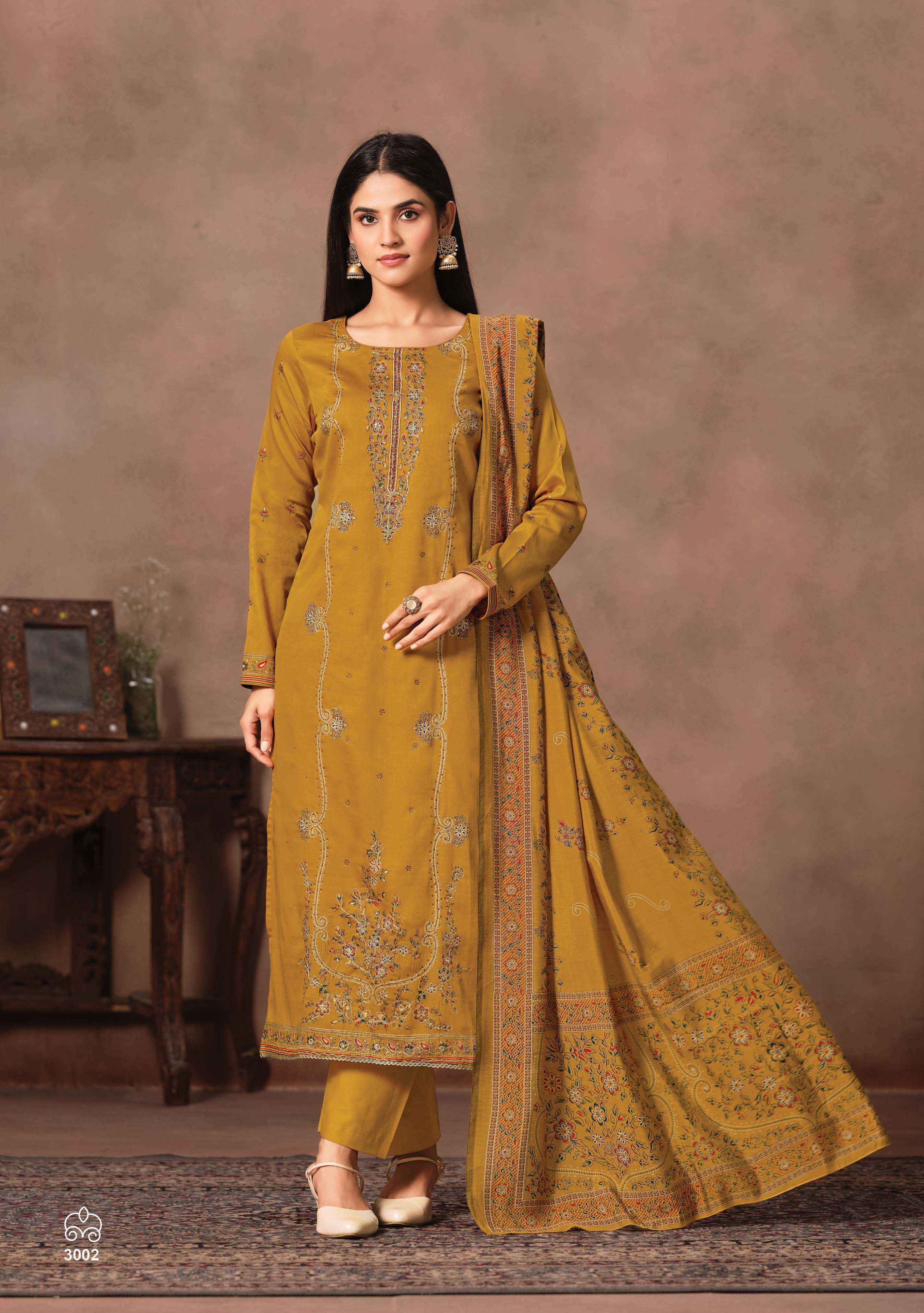 Suryajyoti Kamila Vol 3 Jam Satin Dress Material Wholesale Collection ( 6 Pcs Catalog )