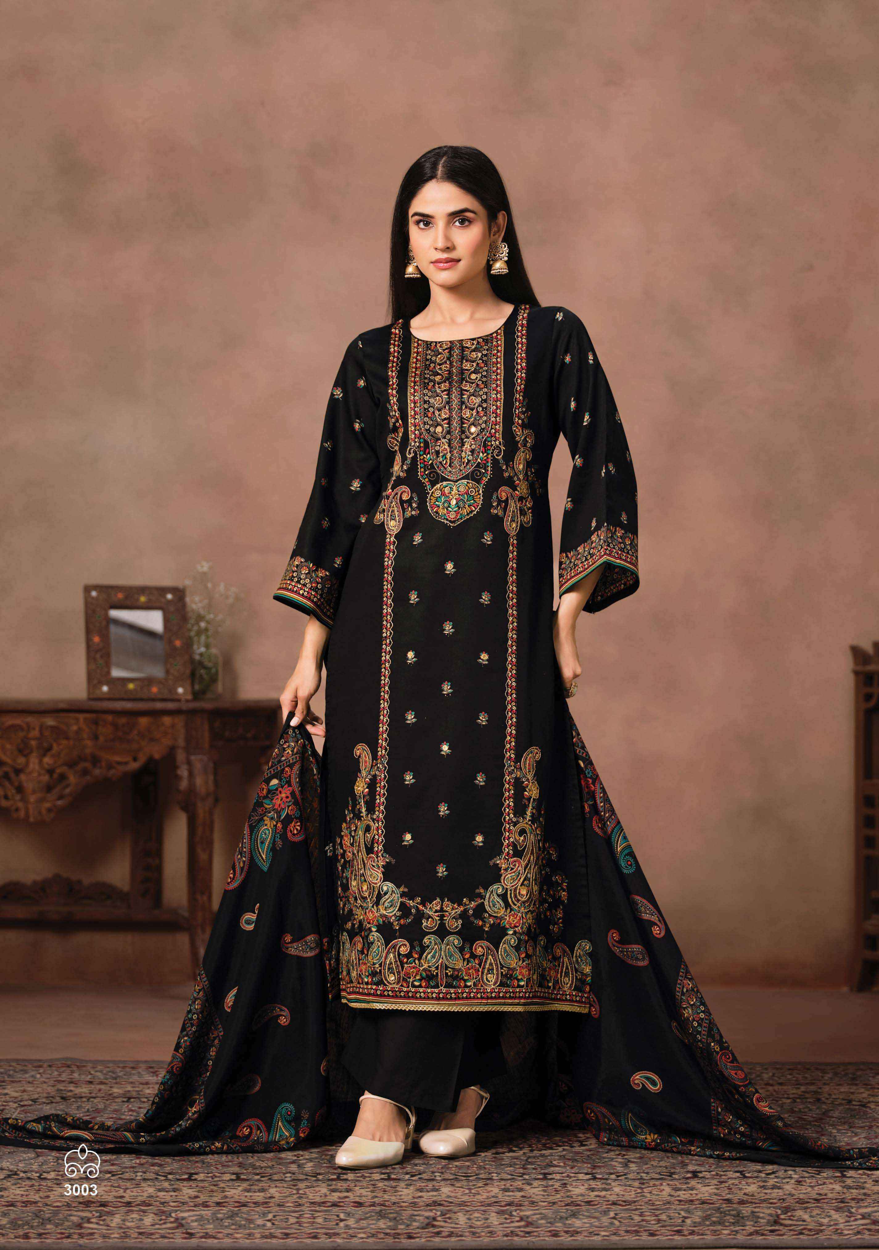 Suryajyoti Kamila Vol 3 Jam Satin Dress Material Wholesale Collection ( 6 Pcs Catalog )