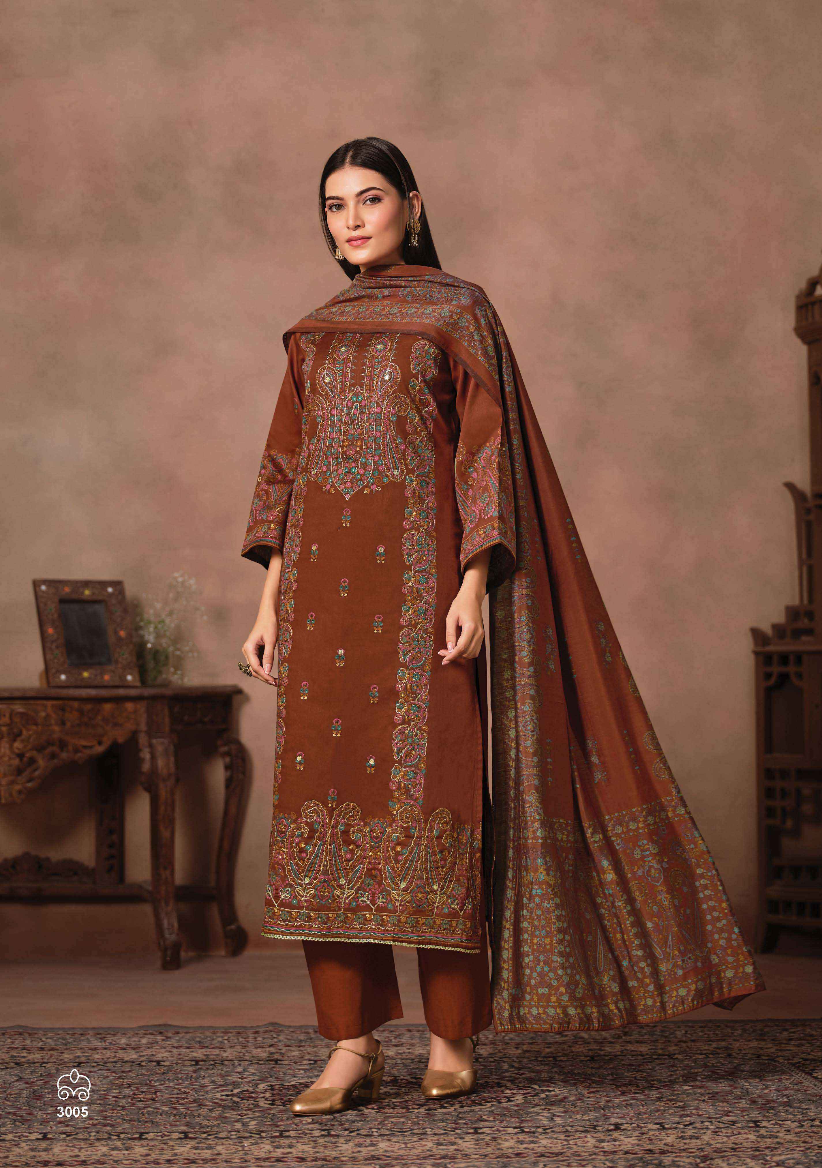 Suryajyoti Kamila Vol 3 Jam Satin Dress Material Wholesale Collection ( 6 Pcs Catalog )