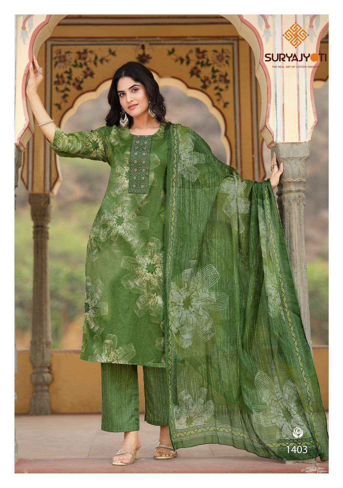 Suryajyoti Nikhaar Vol 14 Readymade Cotton Dress Collection ( 10 Pcs Catalog )