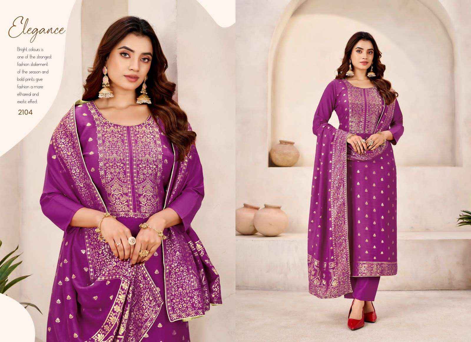 Tanishk Fashion Mayra Pure Muslin Jacquard Dress Material Wholesale Online Price ( 4 Pcs Catalogue )