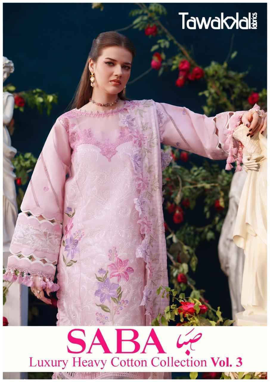 Tawakkal Saba Vol 3 Cotton Dress Material Pakistani Suits ( 10 pcs Catalogue )