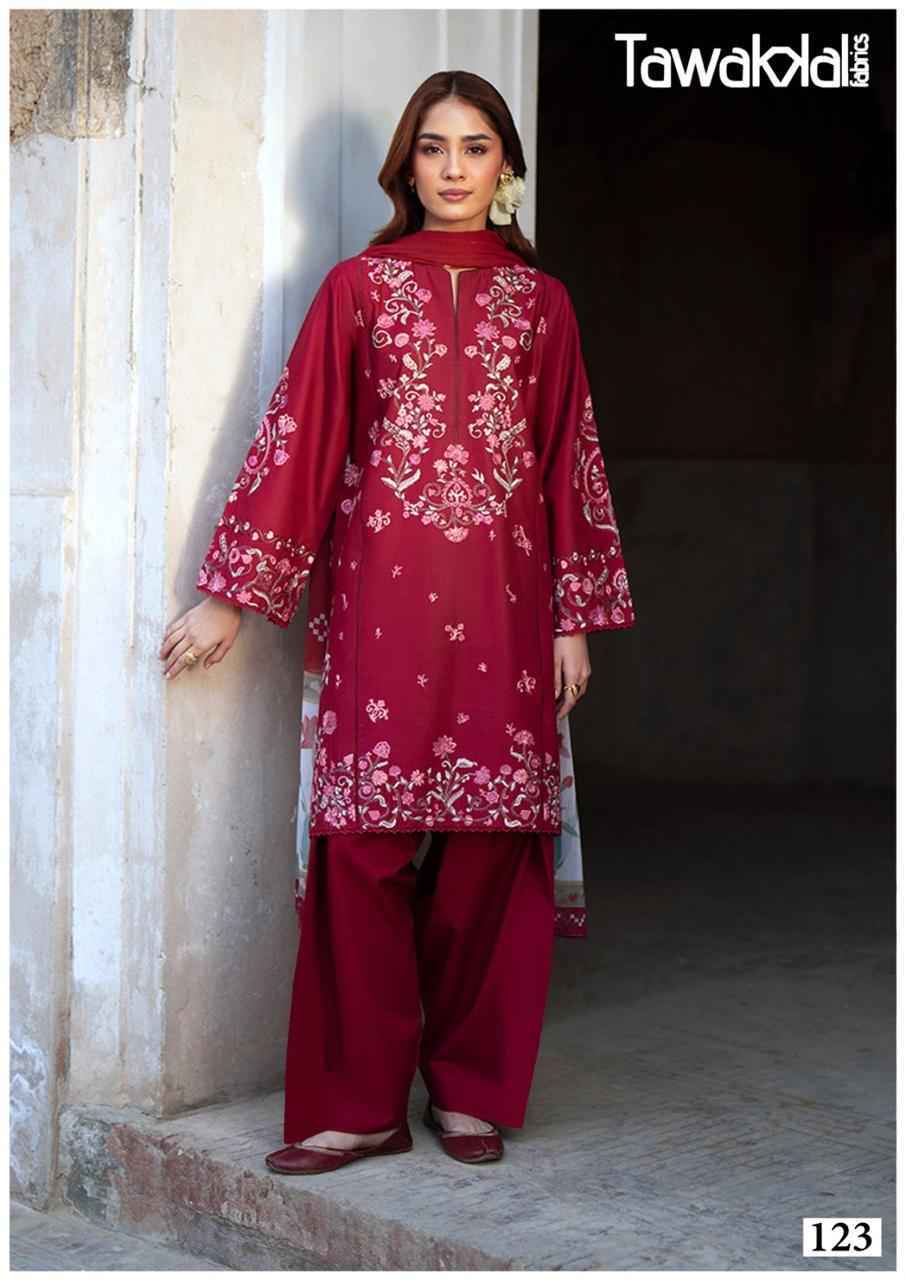 Tawakkal Saba Vol 3 Cotton Dress Material Pakistani Suits ( 10 pcs Catalogue )