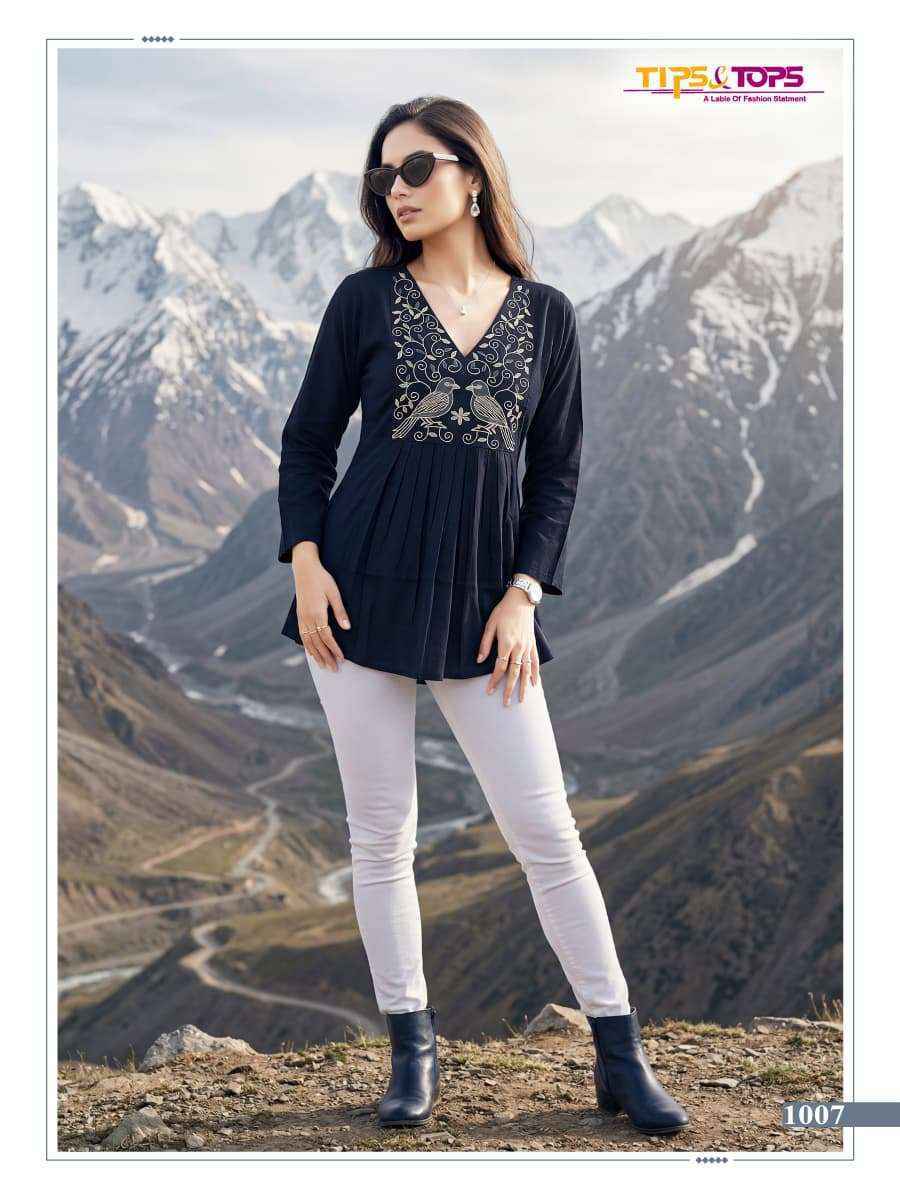 Tips & Tops Pulpy Vol 16 Rayon Top Wholesale Supplier ( 8 pcs Catalogue )