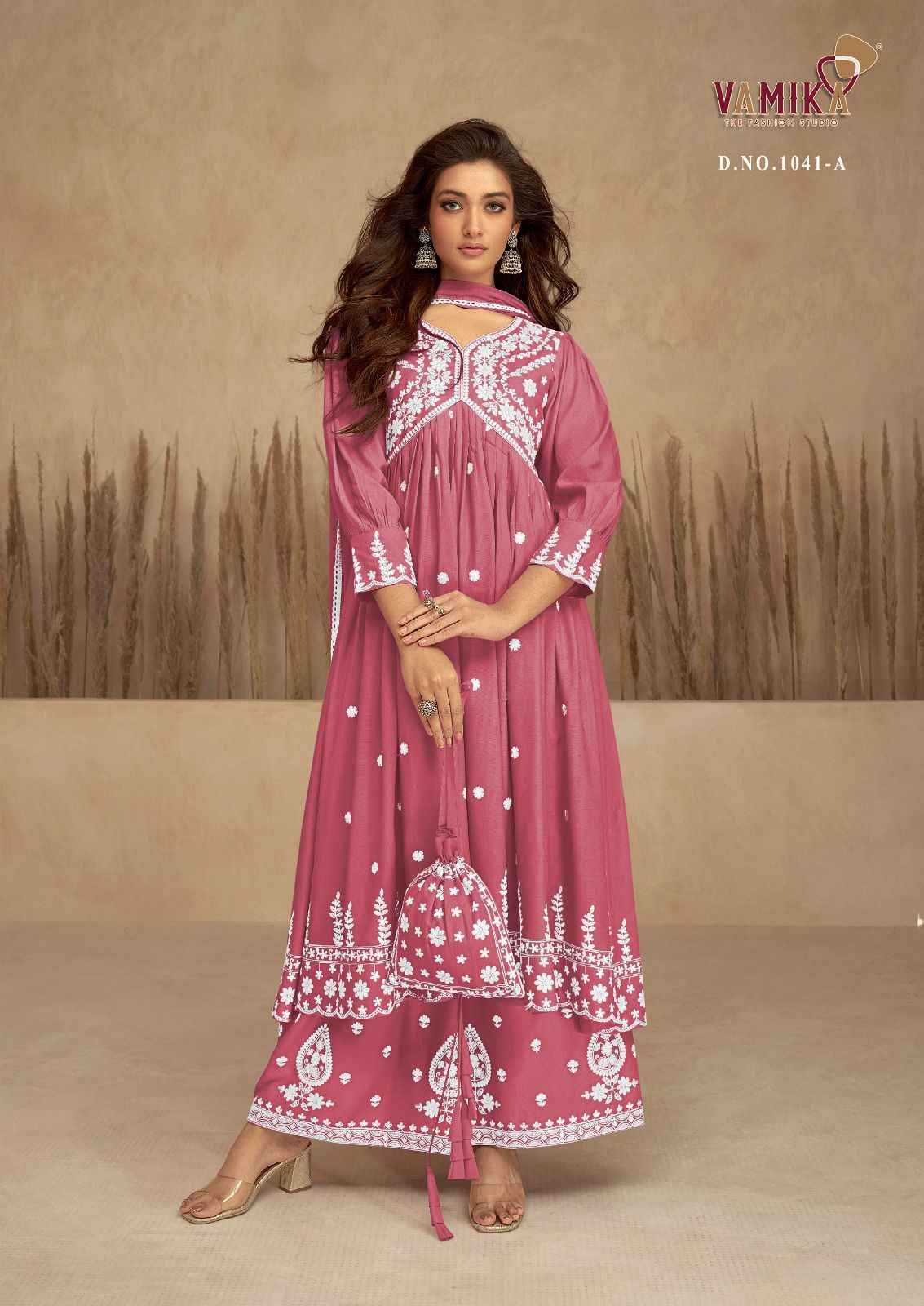 Vamika Lakhnavi Vol 7 New Color Rayon Kurti Combo Wholesale Price ( 4 pcs Catalogue )