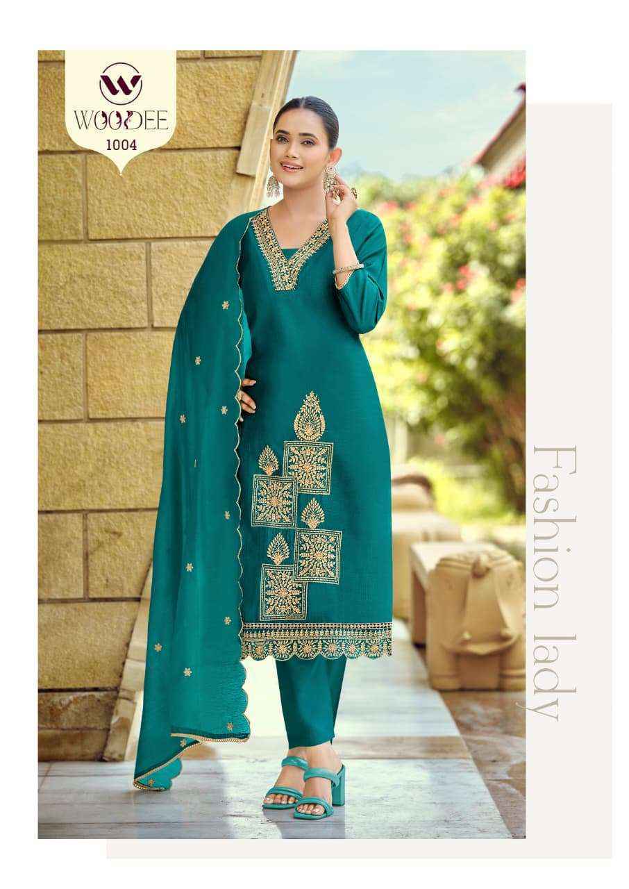 Woodee Fashion Aavani Viscose Readymade Suits Wholesale Online Price ( 6 pcs catalogue )