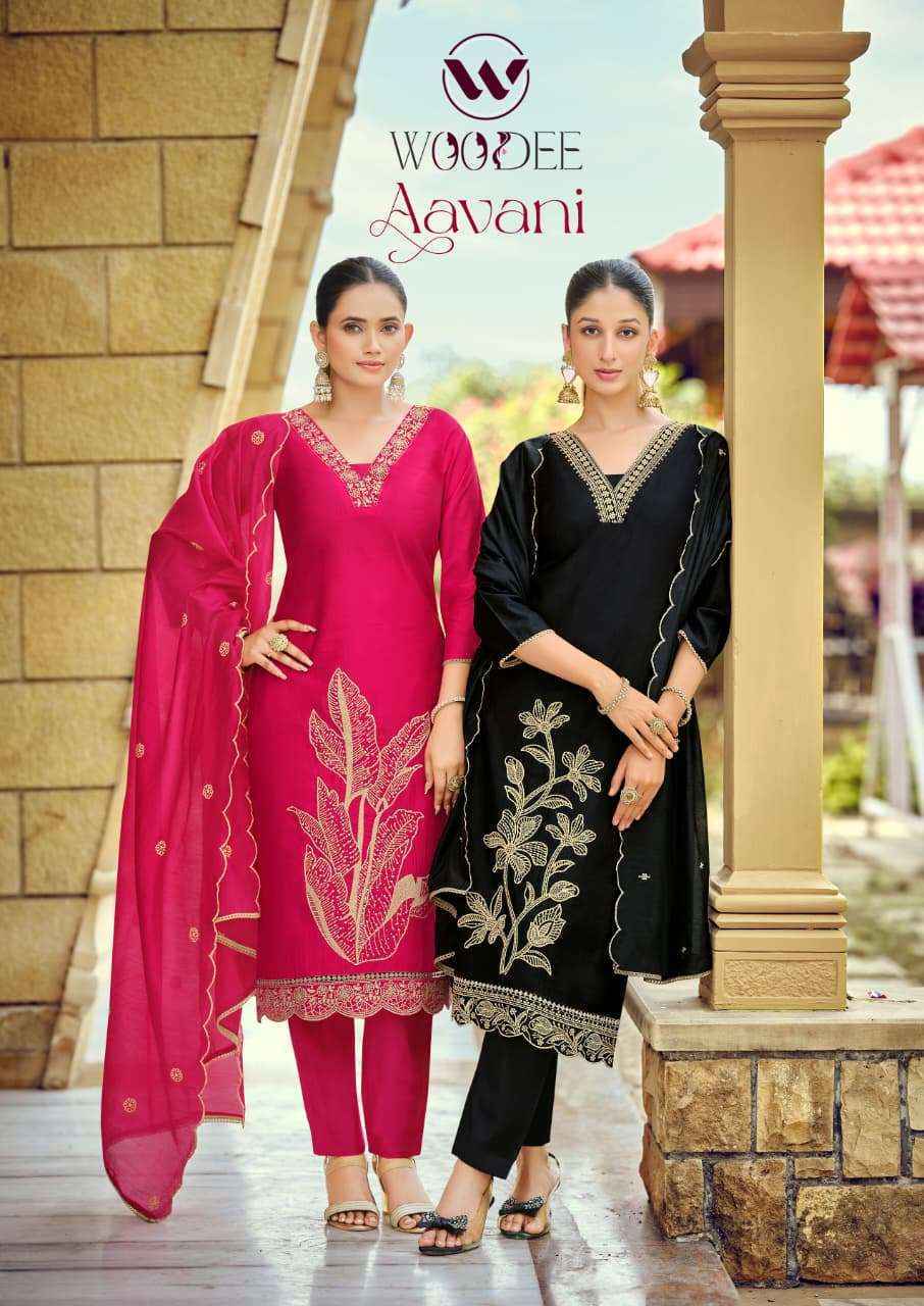 Woodee Fashion Aavani Viscose Readymade Suits Wholesale Online Price ( 6 pcs catalogue )