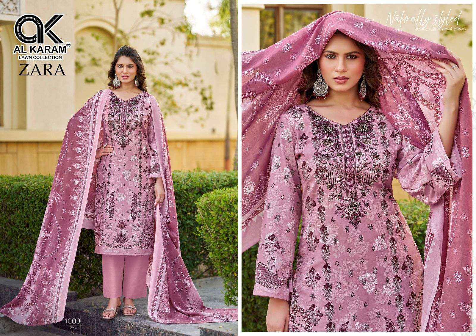 Al Karam Zara Fancy Rayon Dress Material Wholesale Collection ( 6 Pcs Catalog )