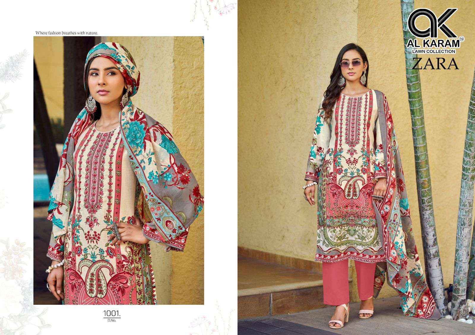 Al Karam Zara Fancy Rayon Dress Material Wholesale Collection ( 6 Pcs Catalog )