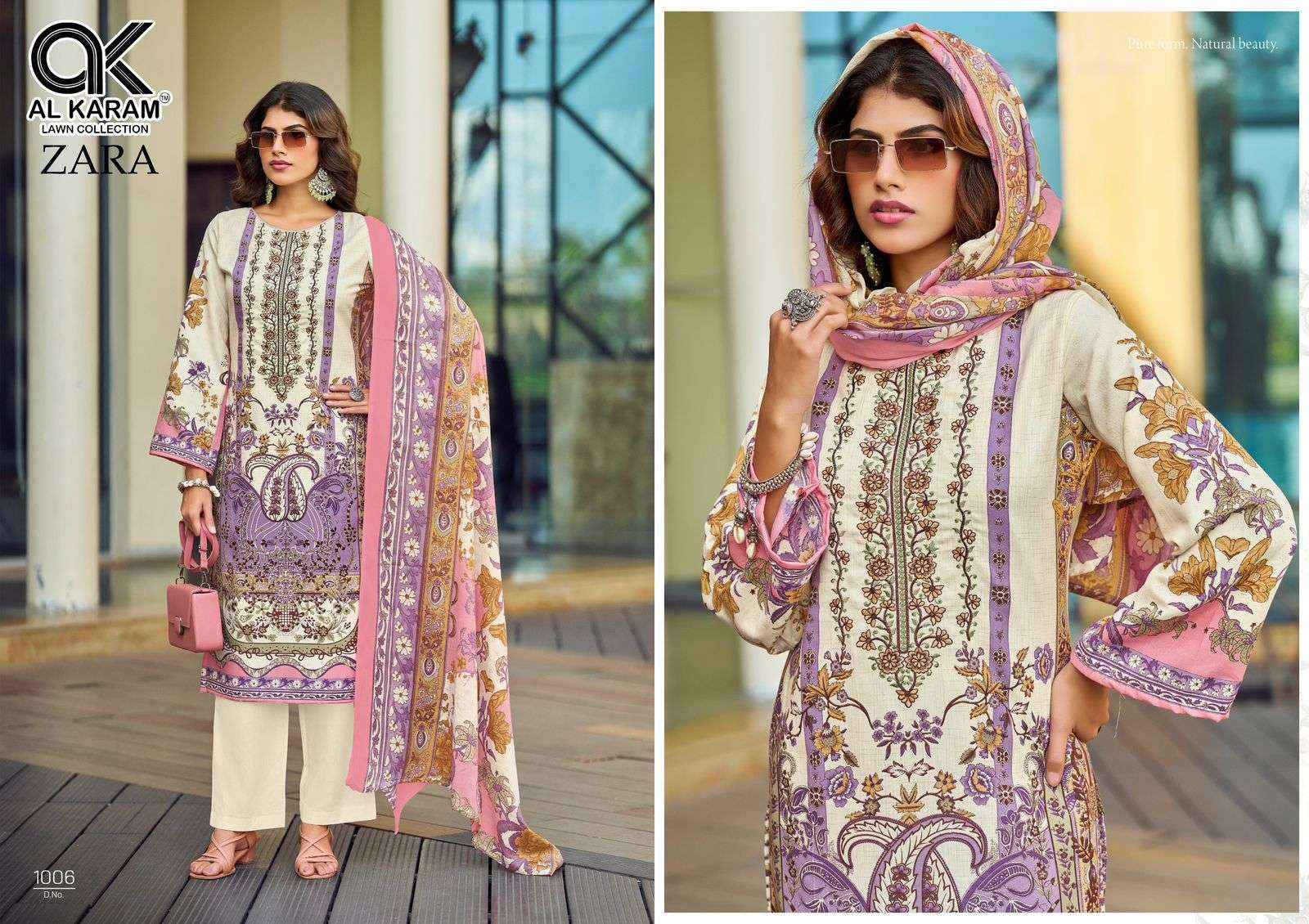 Al Karam Zara Fancy Rayon Dress Material Wholesale Collection ( 6 Pcs Catalog )