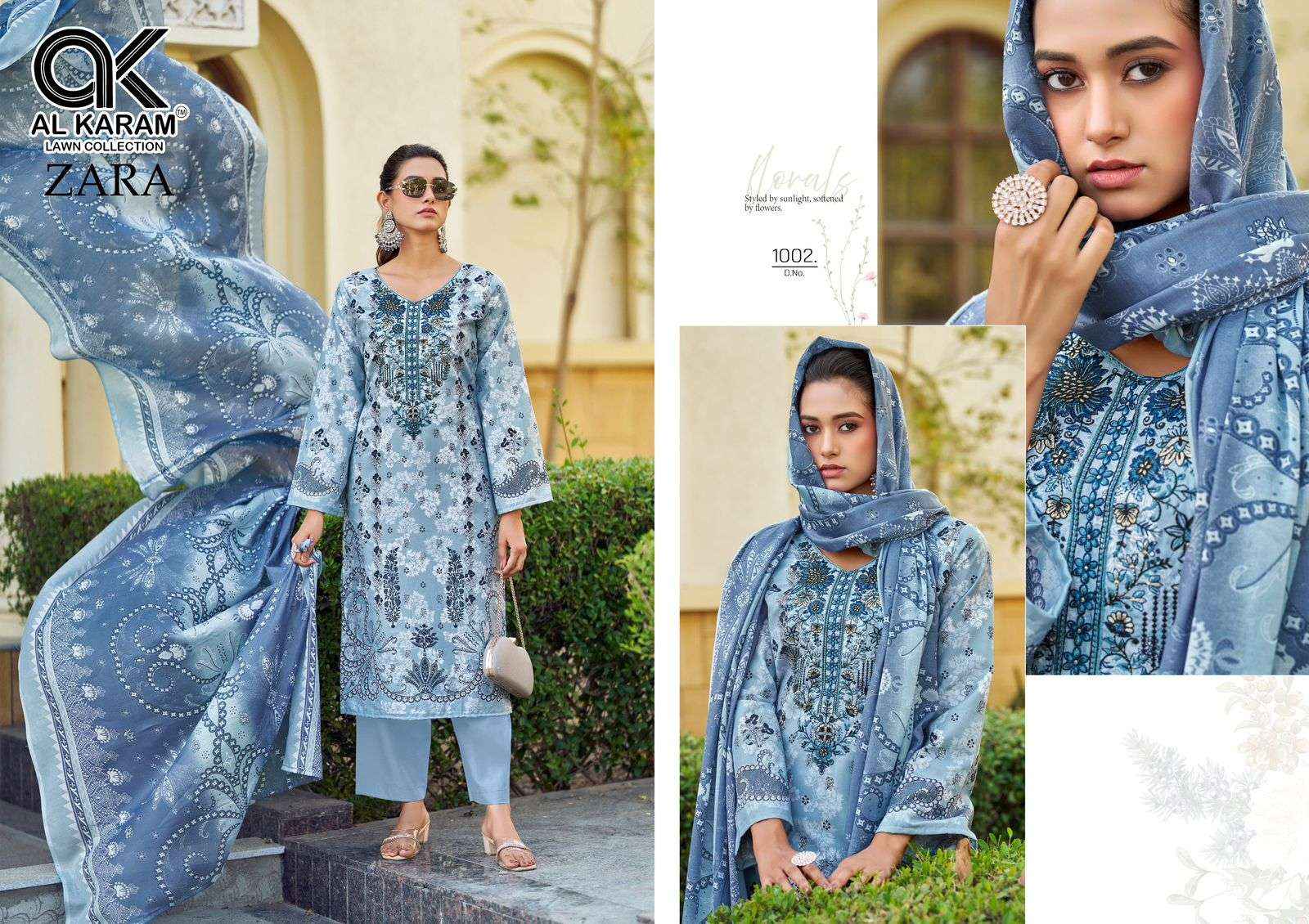 Al Karam Zara Fancy Rayon Dress Material Wholesale Collection ( 6 Pcs Catalog )
