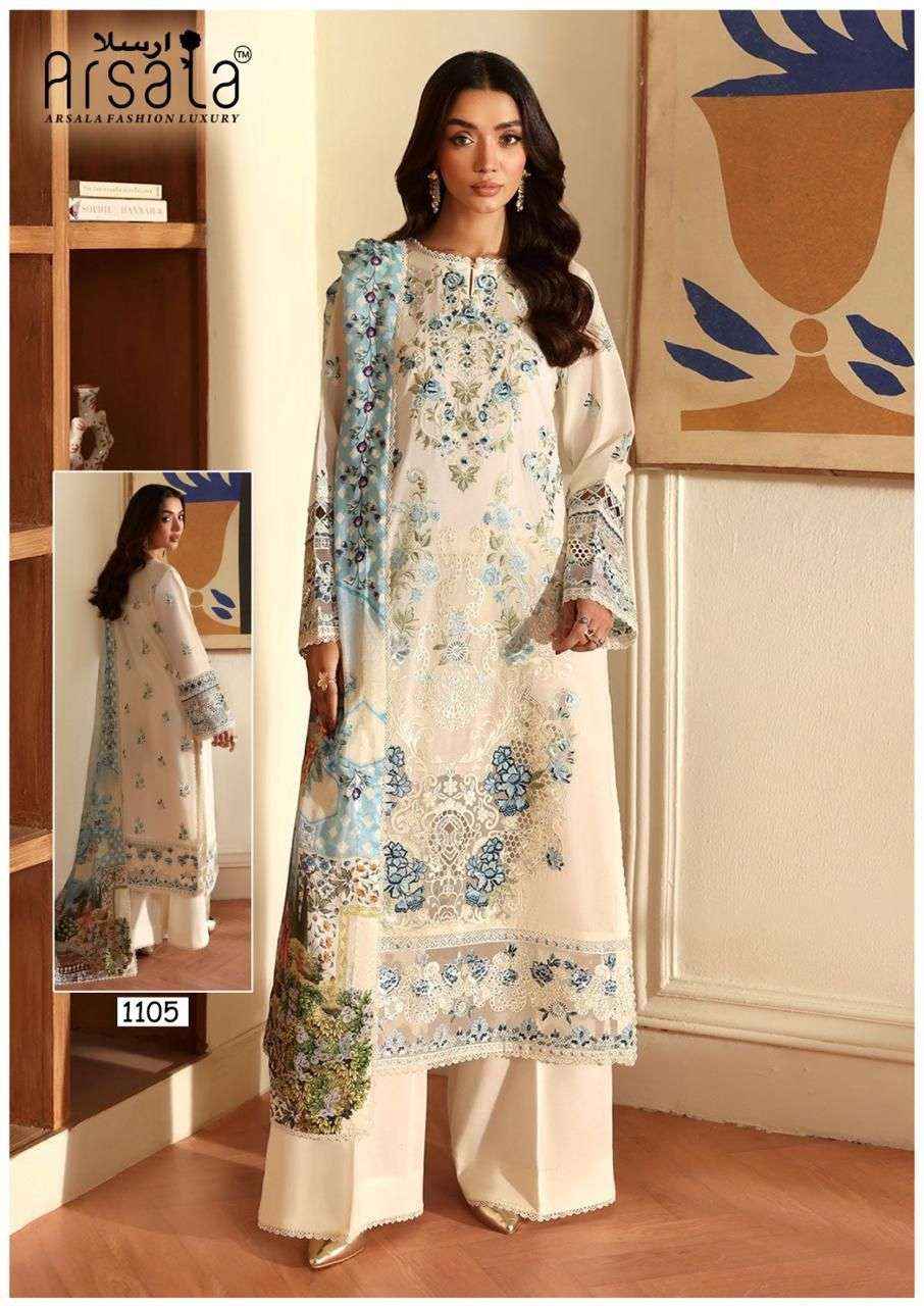 Arsala Amira Vol 11 Pure Lawn Cotton Pakistani Dress Material Wholesale Price ( 6 Pcs Catalogue )