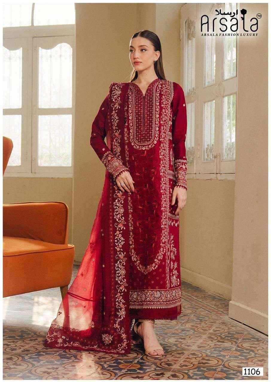 Arsala Amira Vol 11 Pure Lawn Cotton Pakistani Dress Material Wholesale Price ( 6 Pcs Catalogue )