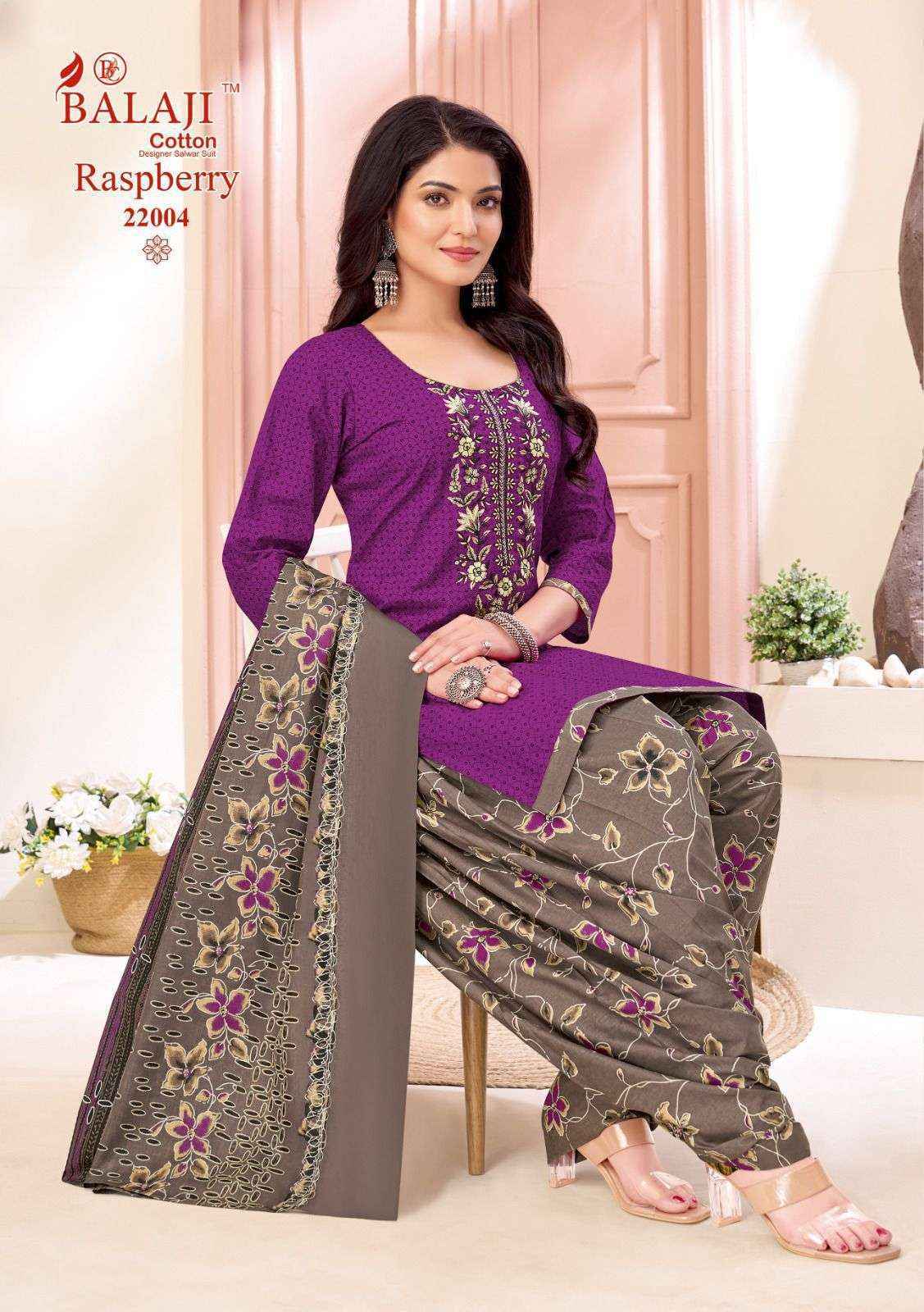 Balaji Raspberry Vol 22 Cotton Dress Material Wholesale Price ( 12 pcs Catalogue )