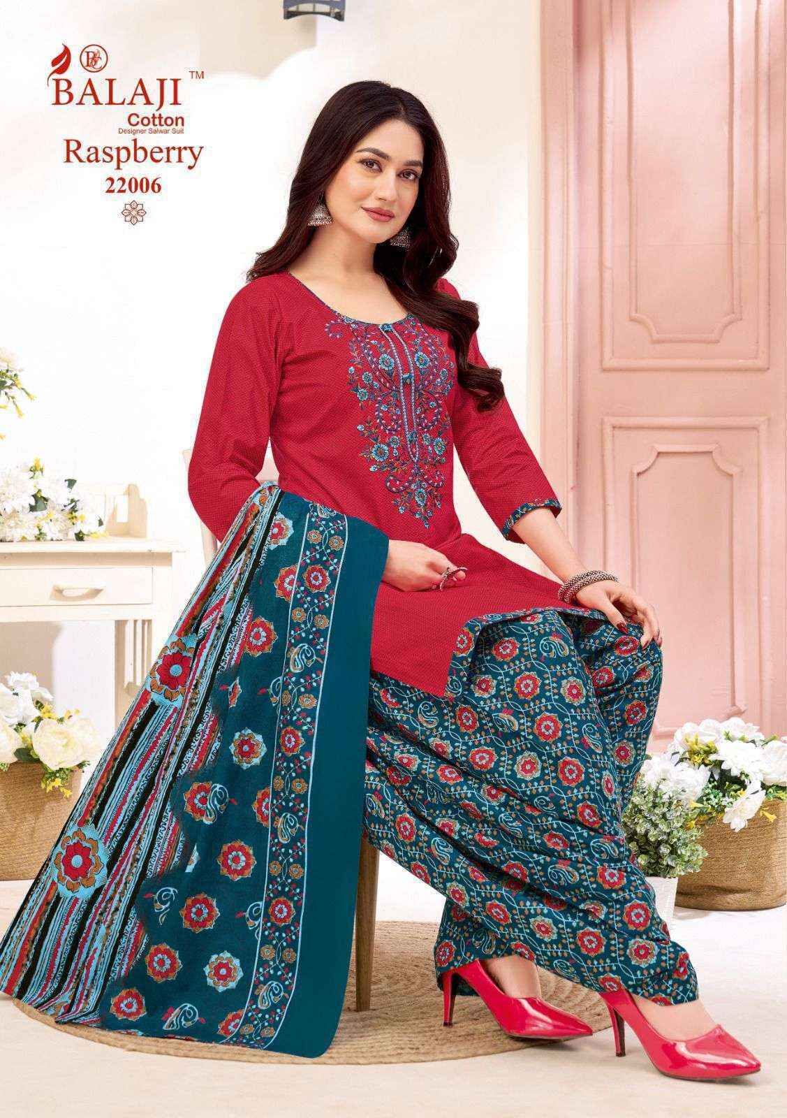 Balaji Raspberry Vol 22 Cotton Dress Material Wholesale Price ( 12 pcs Catalogue )