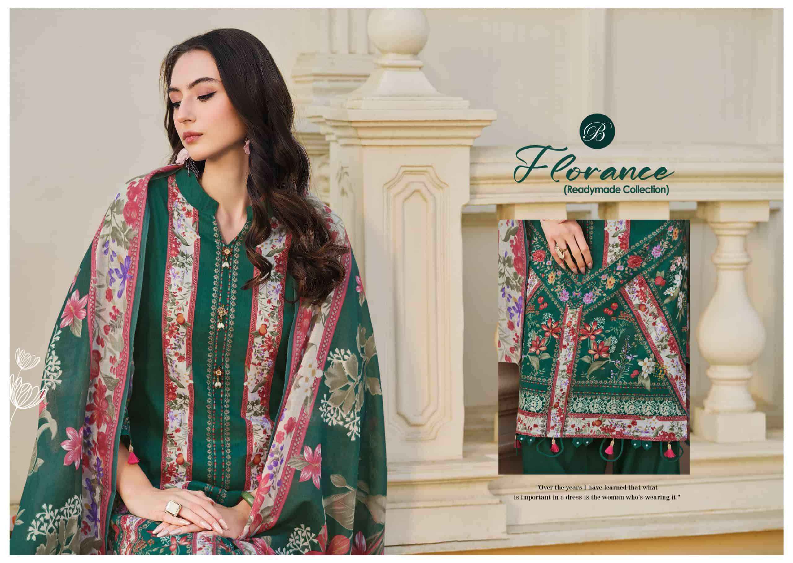Belliza Designer Florance Pure Cotton Readymade Suit Wholesale Price ( 8 Pcs Catalogue )