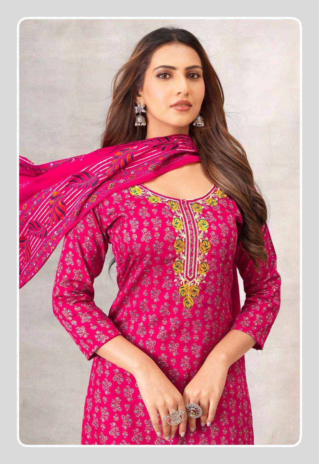 Deeptex Prints Mausami Vol 2 Heavy Jam Satin Dress Material Wholesale Price ( 8 Pcs Catalogue )