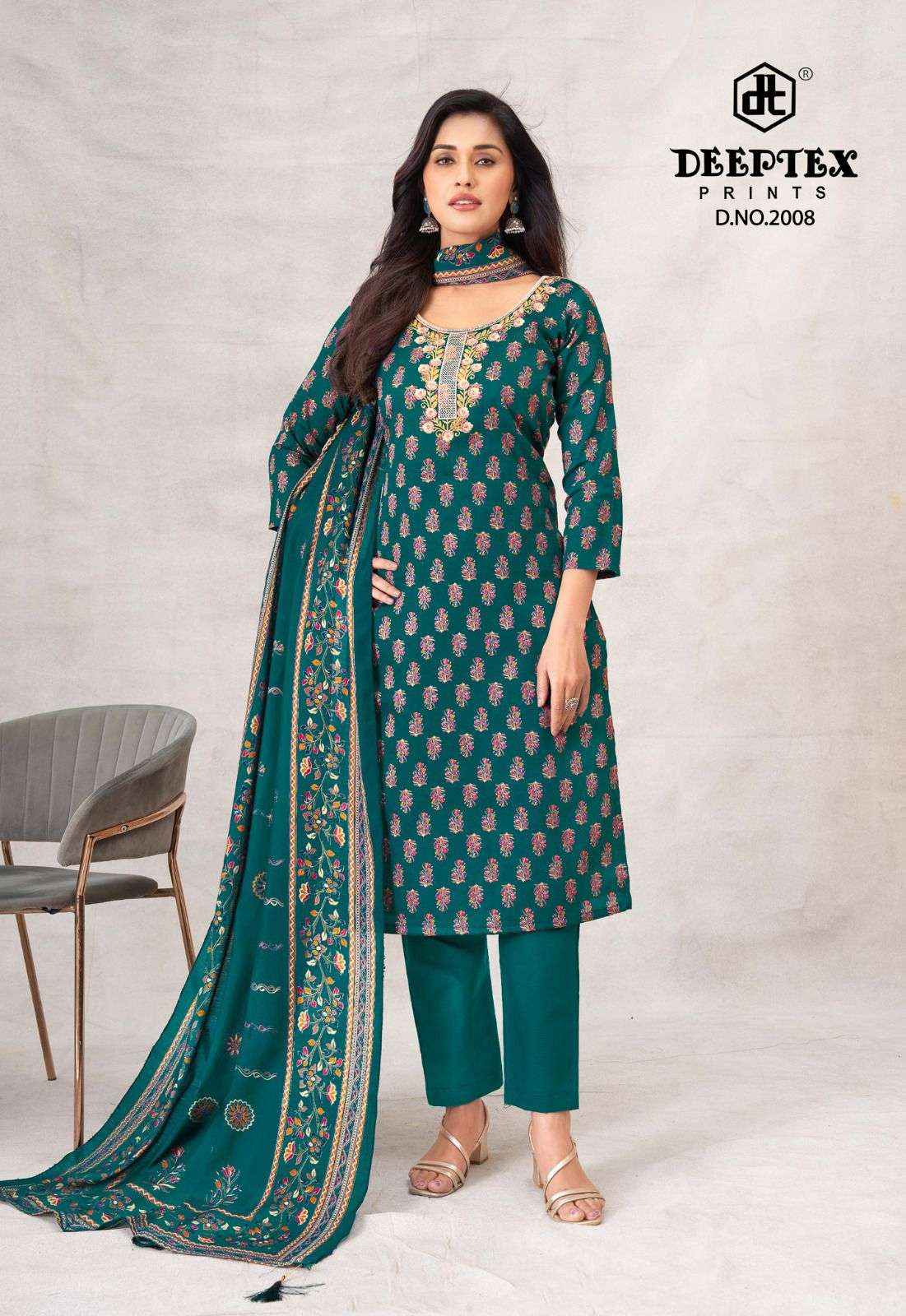 Deeptex Prints Mausami Vol 2 Heavy Jam Satin Dress Material Wholesale Price ( 8 Pcs Catalogue )