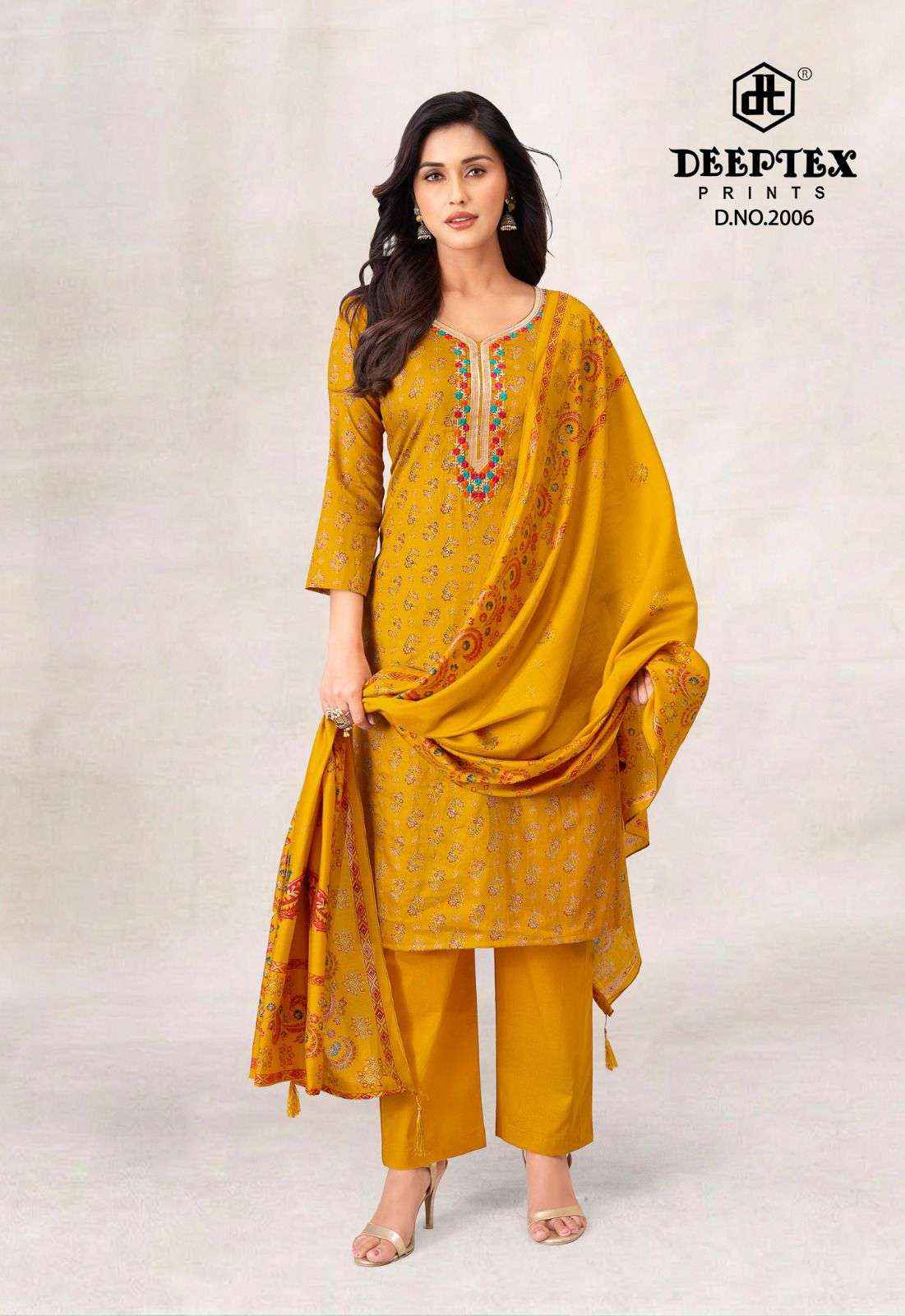 Deeptex Prints Mausami Vol 2 Heavy Jam Satin Dress Material Wholesale Price ( 8 Pcs Catalogue )