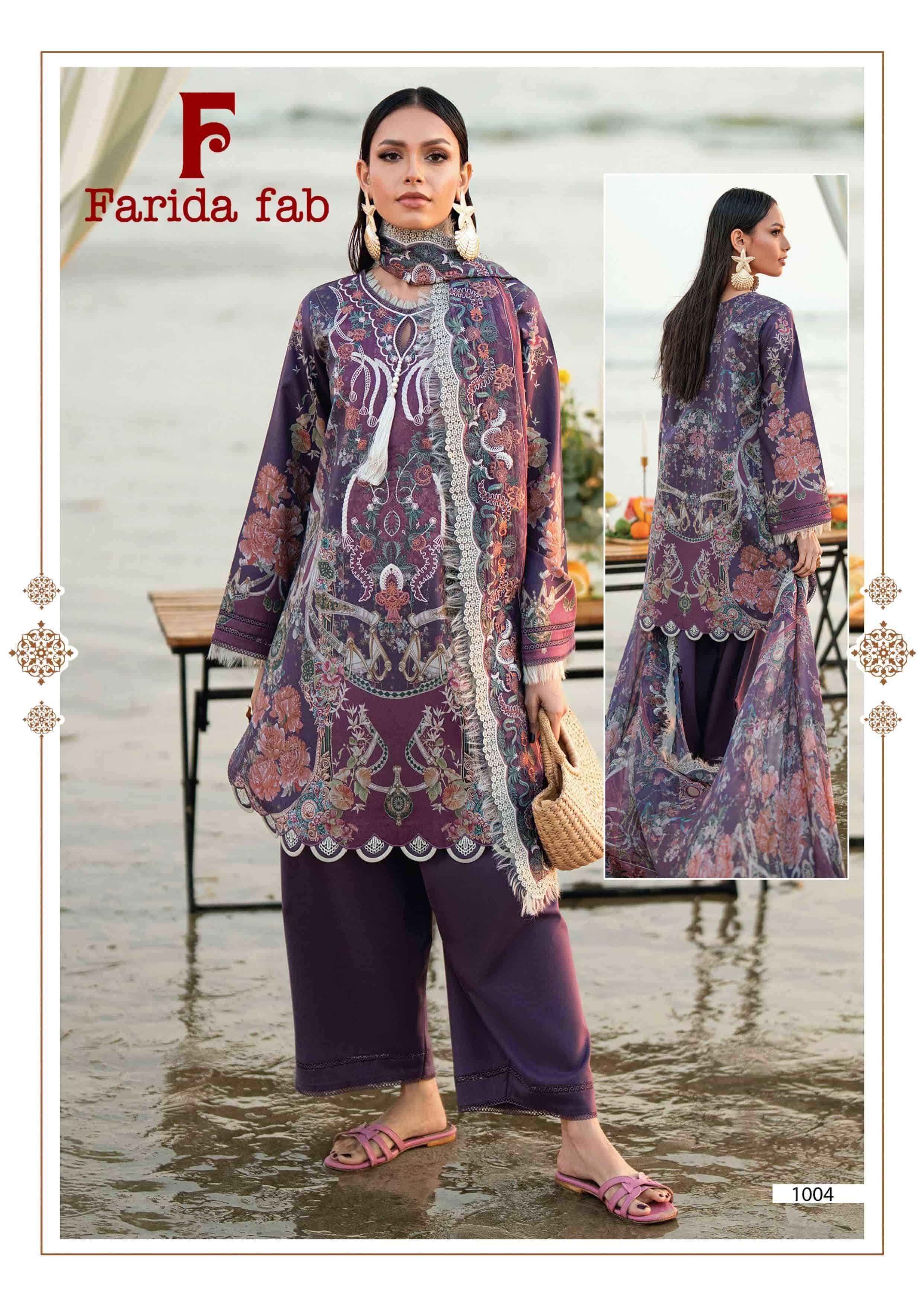 Farida Fab Julfat Vol 11 Pakistani Dress Material Wholesale Price ( 6 Pcs Catalogue )