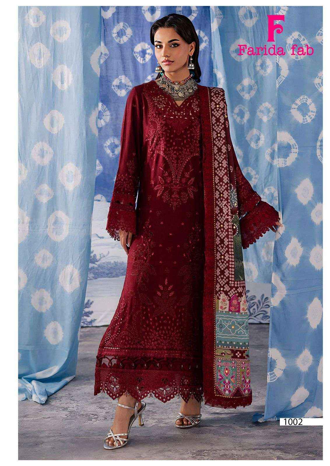 Farida Fab Parian Dream Vol 22 Designer Printed Cotton Dress Material Wholesale Collection ( 6 Pcs Catalog )